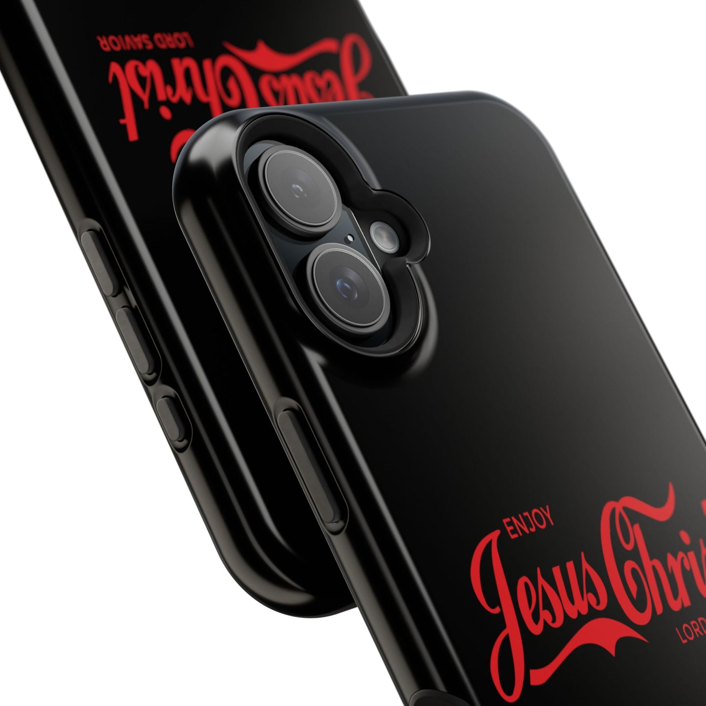 Impact-Resistant Phone Case: Enjoy Jesus Christ Lord Savior, Christian Gift, Durable Protection, Faith-Based Accessory, Holiday Gift