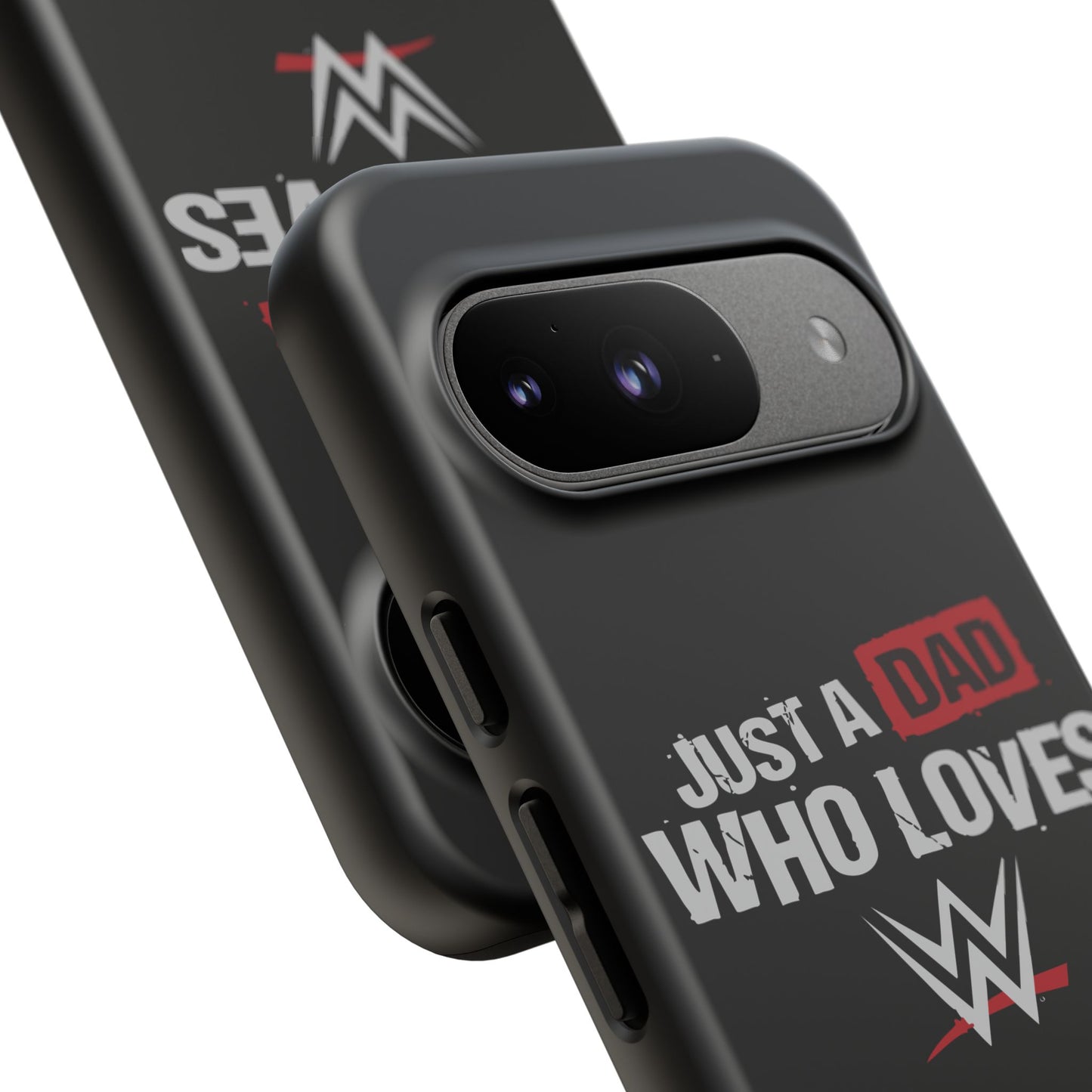 WWE Dad Phone Case, Tough Cases for Fathers, Gifts for Dad, Father's Day, Wrestling Fan Merchandise, Just a Dad Who Loves WWE