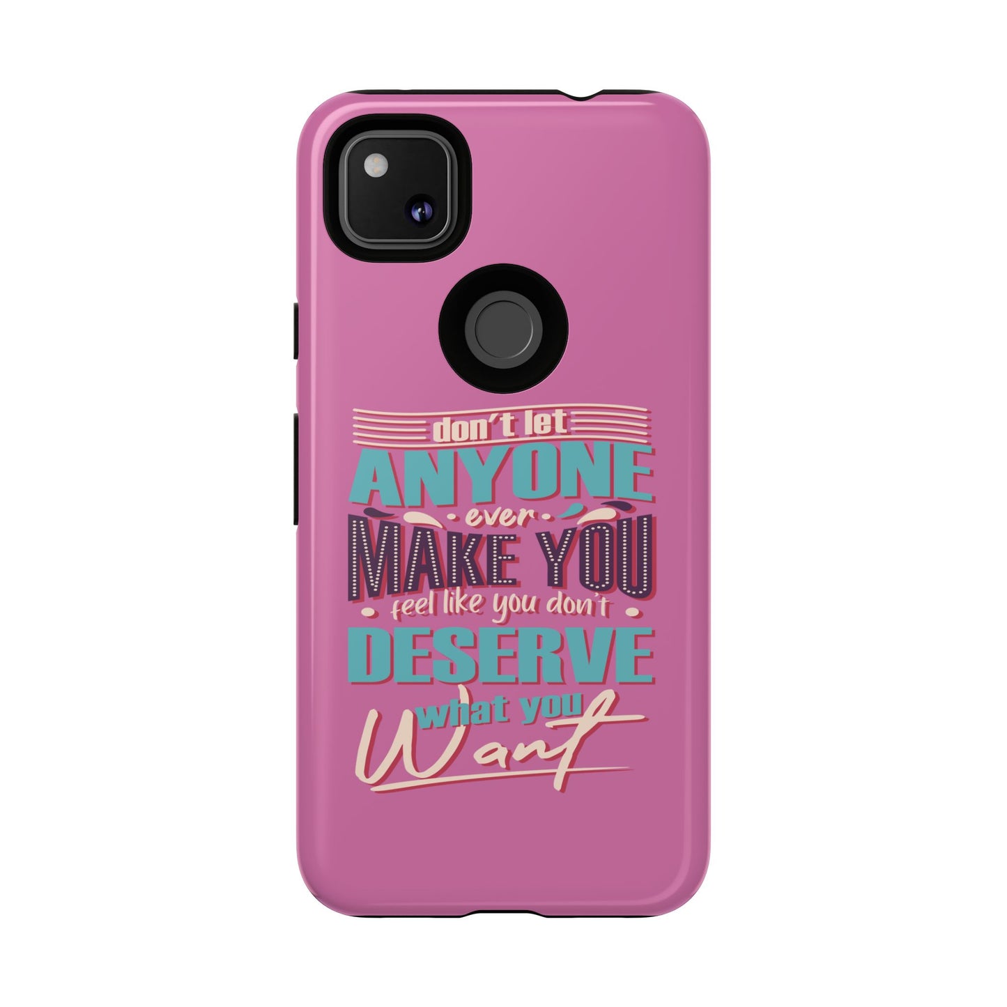 Inspirational Phone Case, Motivational Phone Cover, Tough Cases for Her, Gift for Friends, Self-Love Quote Case