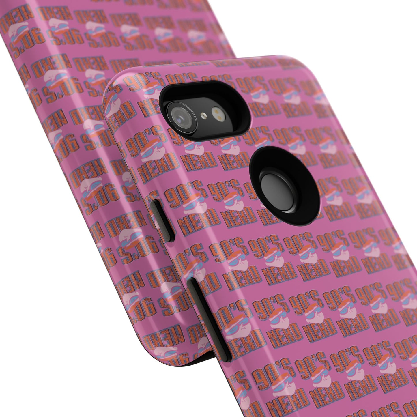 90s Vibe Phone Case, Retro Tough Cases, Gift for Nostalgia Lovers, Durable Phone Covers, 90s Themed Accessories
