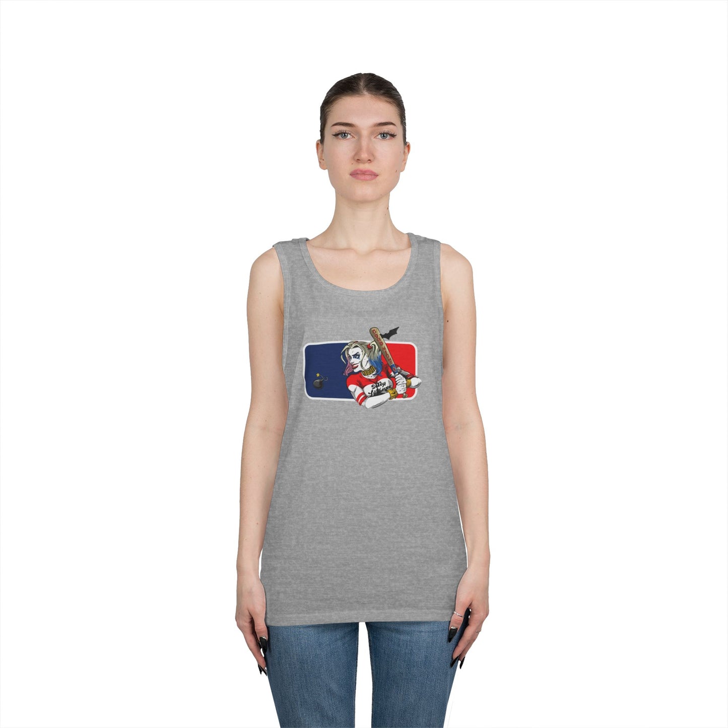 Harley Quinn Unisex Tank Top - DC MLB Summer Wear