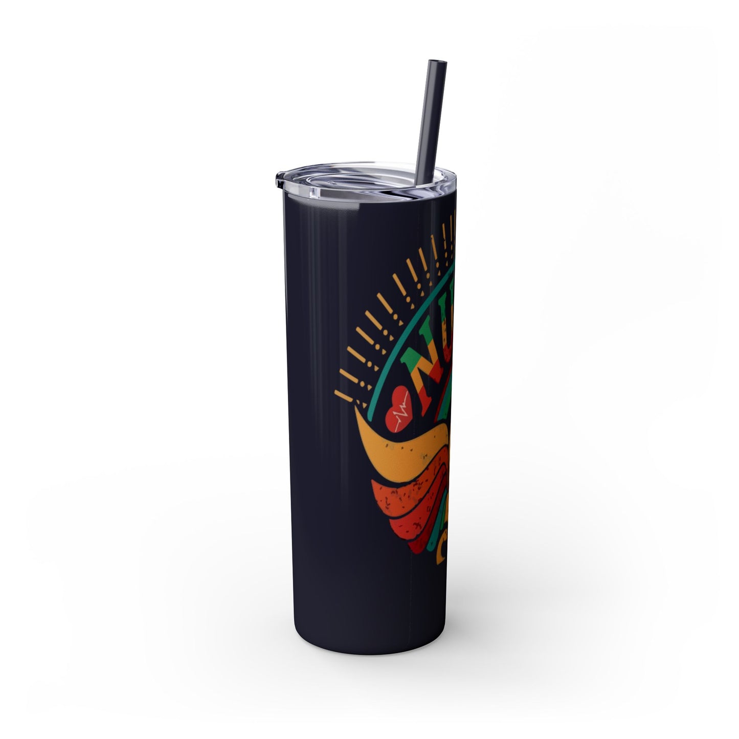 Nurse Skinny Tumbler, 20oz, Motivational Drinkware, Gift for Nurses, Summer Hydration, Nurse Appreciation Day