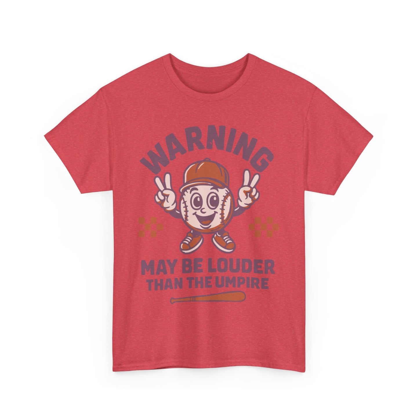 Warning T-Shirt, Fun Umpire Tee, Unique Sports Gift, Casual Wear, Perfect for Baseball Fans
