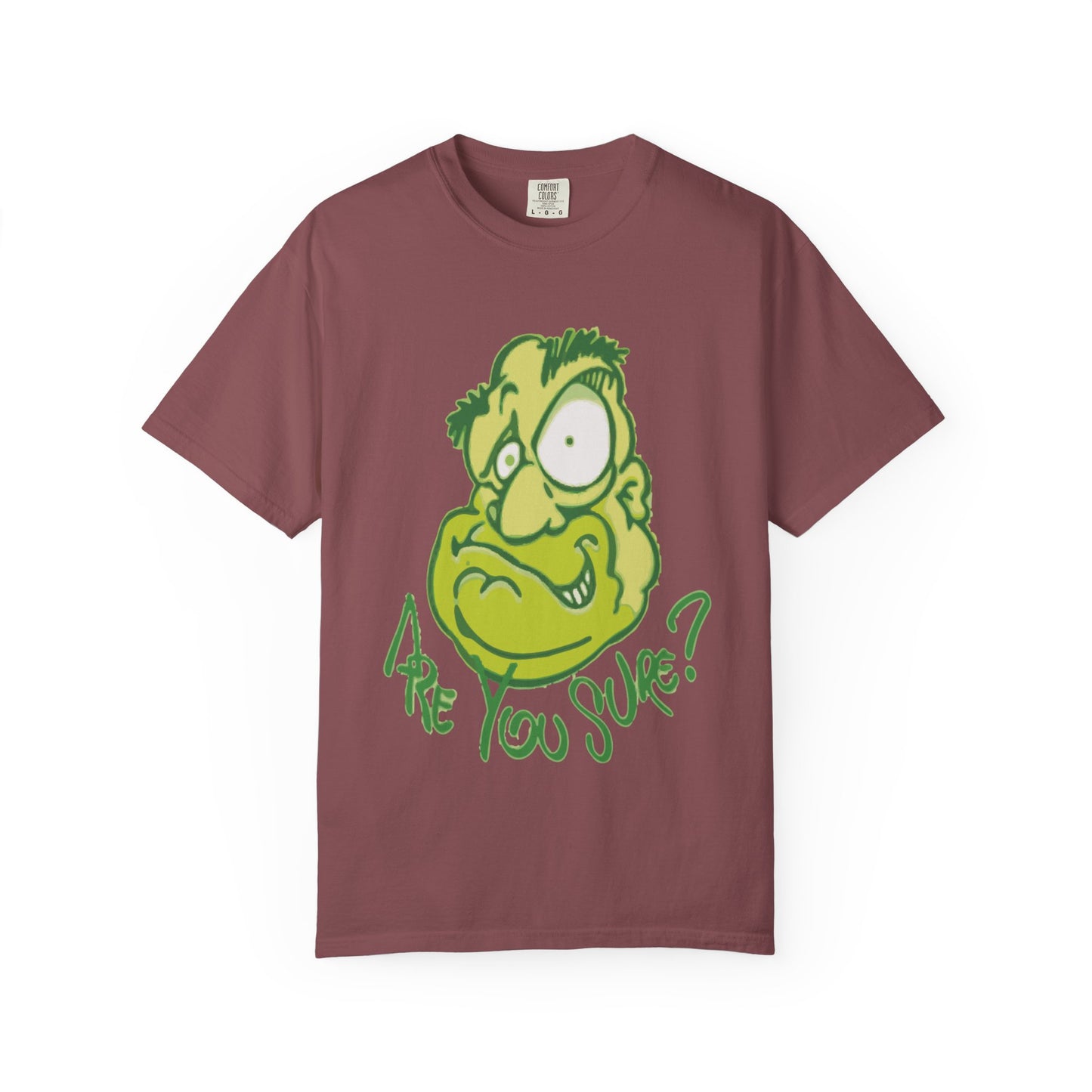 Unisex Garment-Dyed T-Shirt with Quirky Cartoon Design - Perfect for Casual Wear, Gifting, Parties, and Everyday Comfort