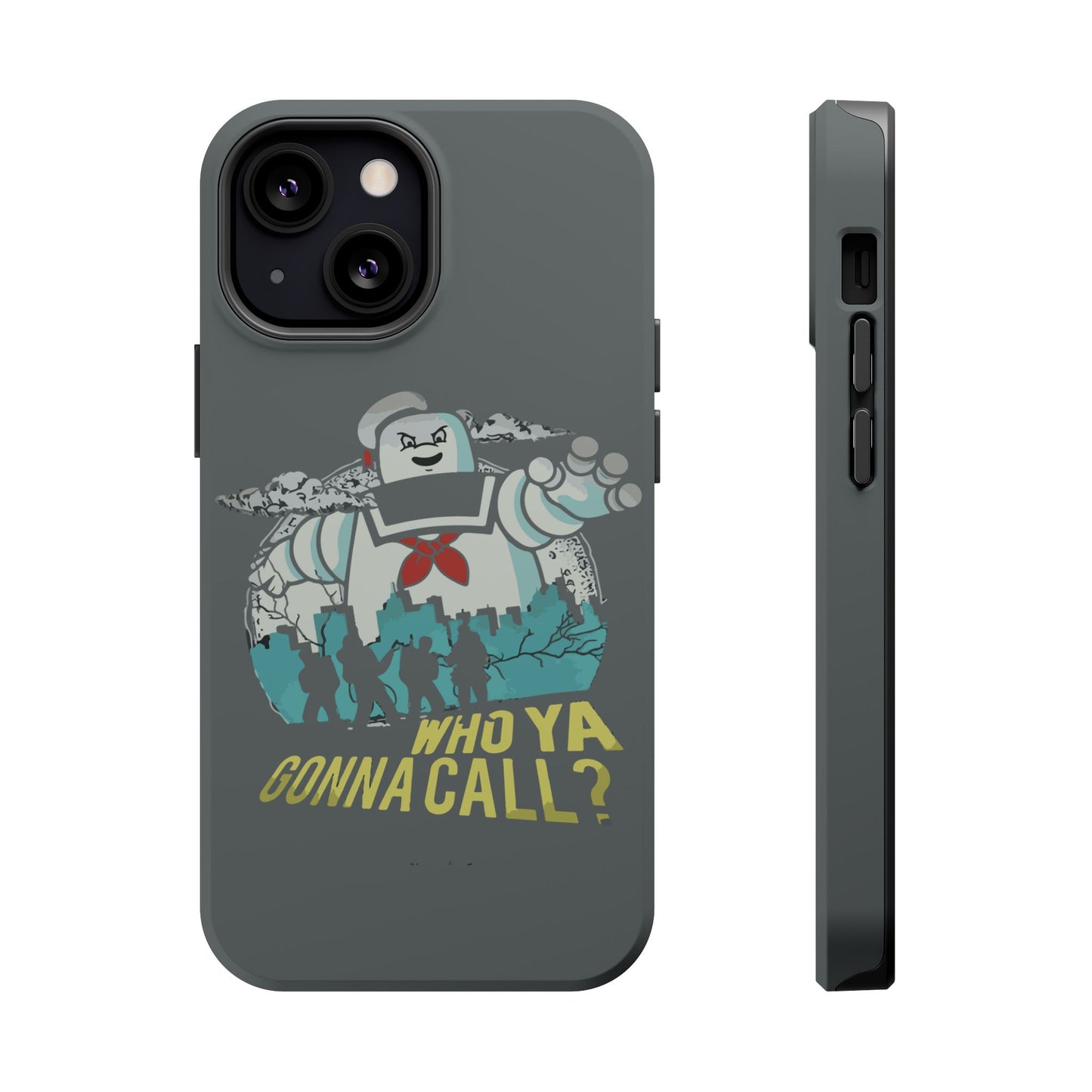 Ghostbuster-Inspired Tough Phone Case - Who Ya Gonna Call? - Perfect for Fans, Gift for Halloween, Geeky Accessories, Durable Protection