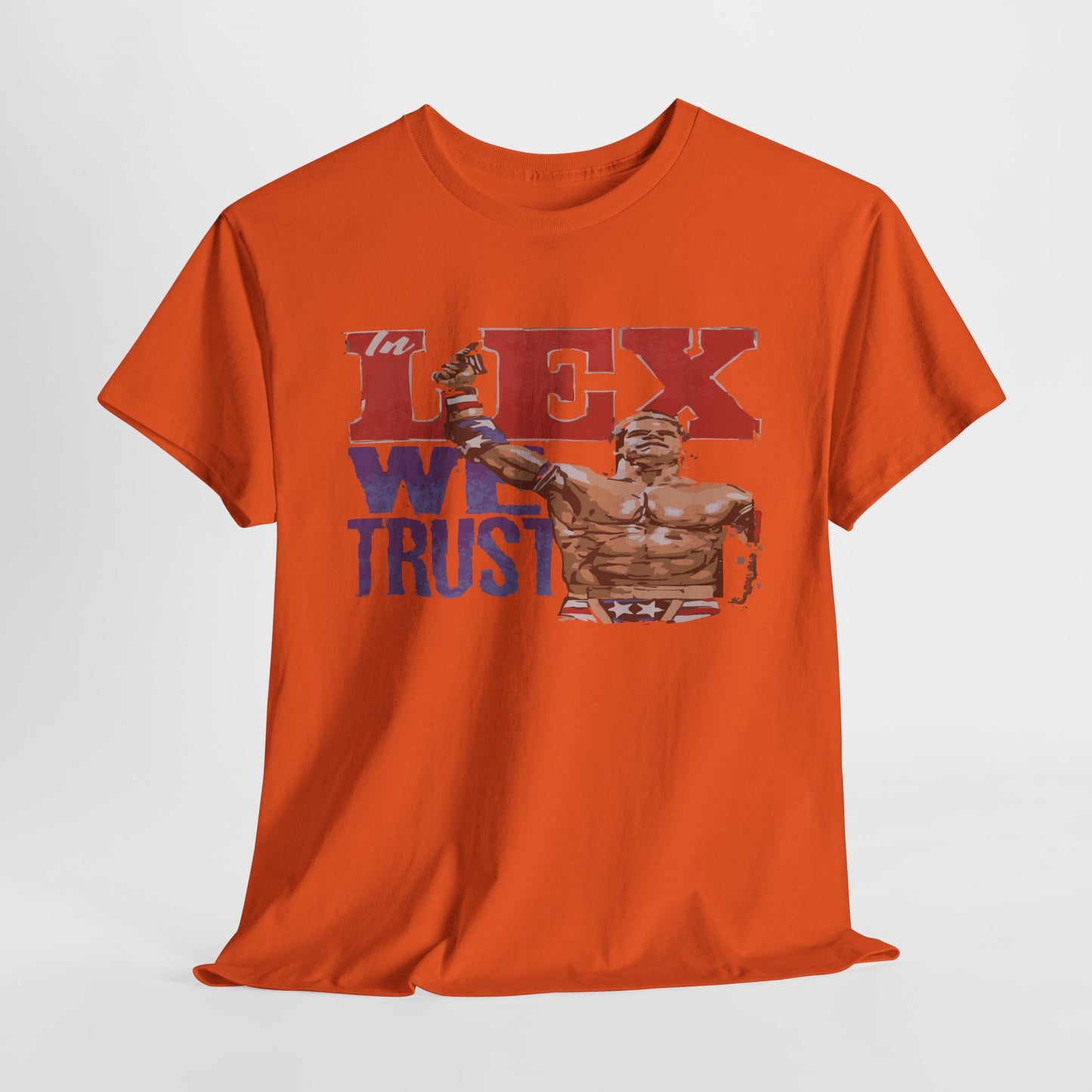 Unisex Cotton Tee with 'In Lex We Trust' Design, Casual Wear, Gift for Him/Her, Birthday, Independence Day, Patriotic Apparel