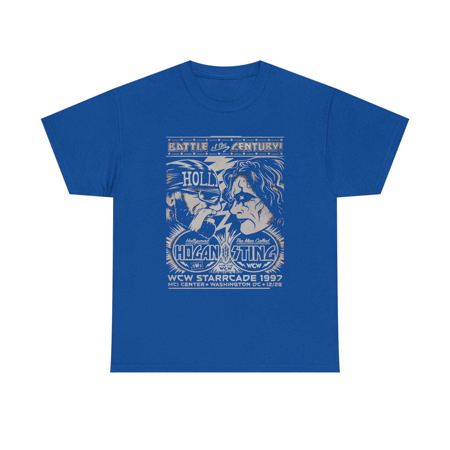 Vintage Wrestling Tee - Hulk vs Sting Retro Sports Nostalgia - Classic WCW Unisex Heavy Cotton Tee