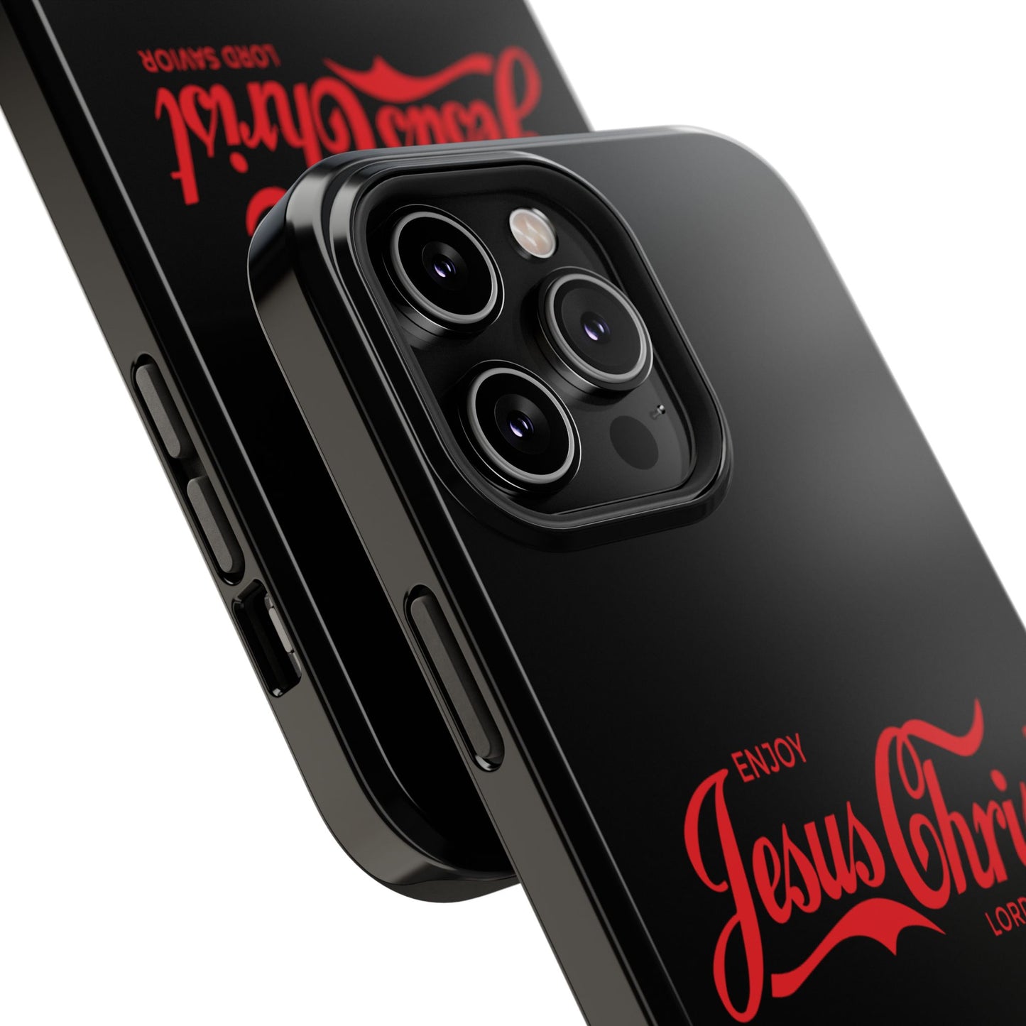 Impact-Resistant Phone Case: Enjoy Jesus Christ Lord Savior, Christian Gift, Durable Protection, Faith-Based Accessory, Holiday Gift