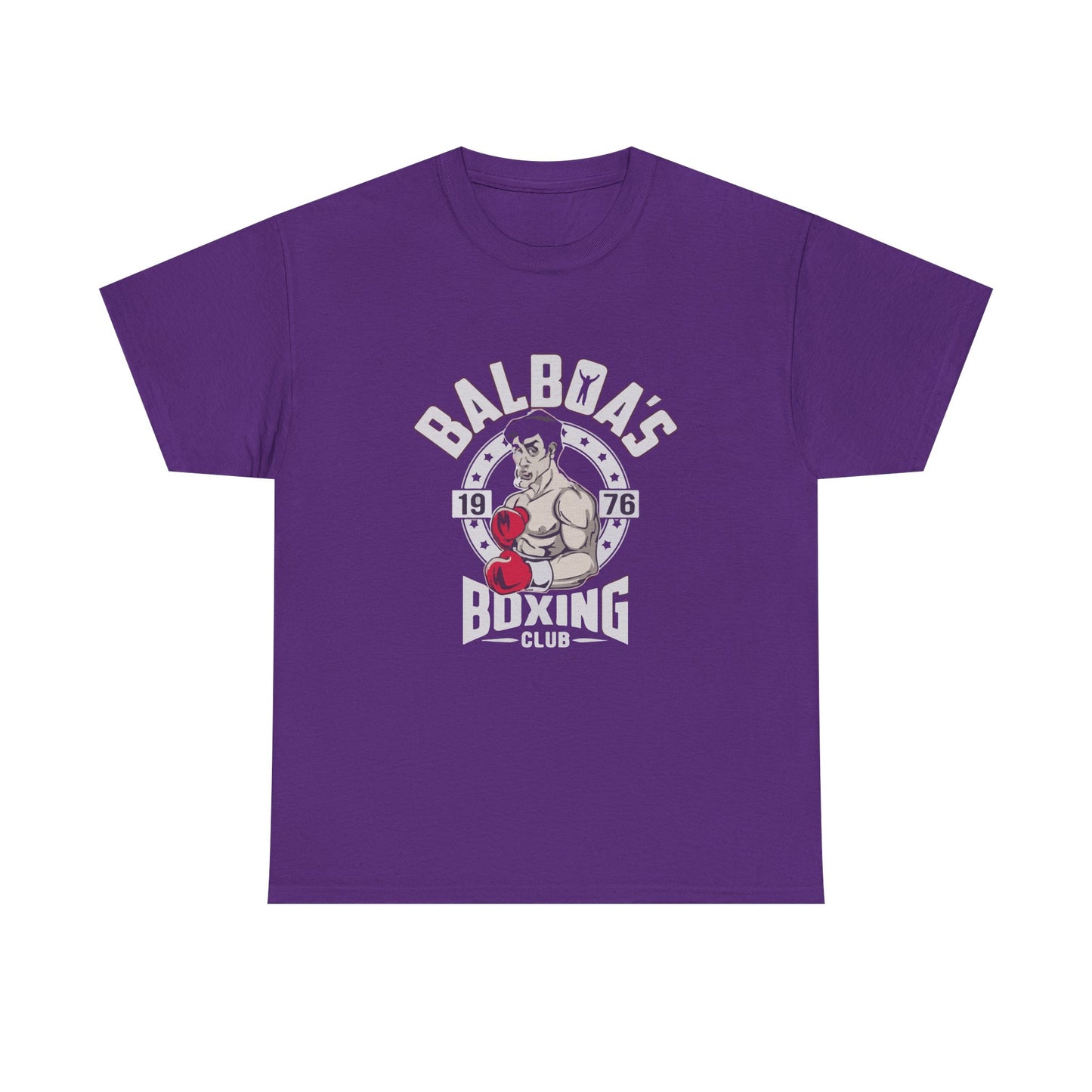 Balboa's Boxing Club Unisex Heavy Cotton Tee - Vintage Sports Shirt, Gym Apparel, Boxing Fan Gear, Fitness Gift, Casual Wear