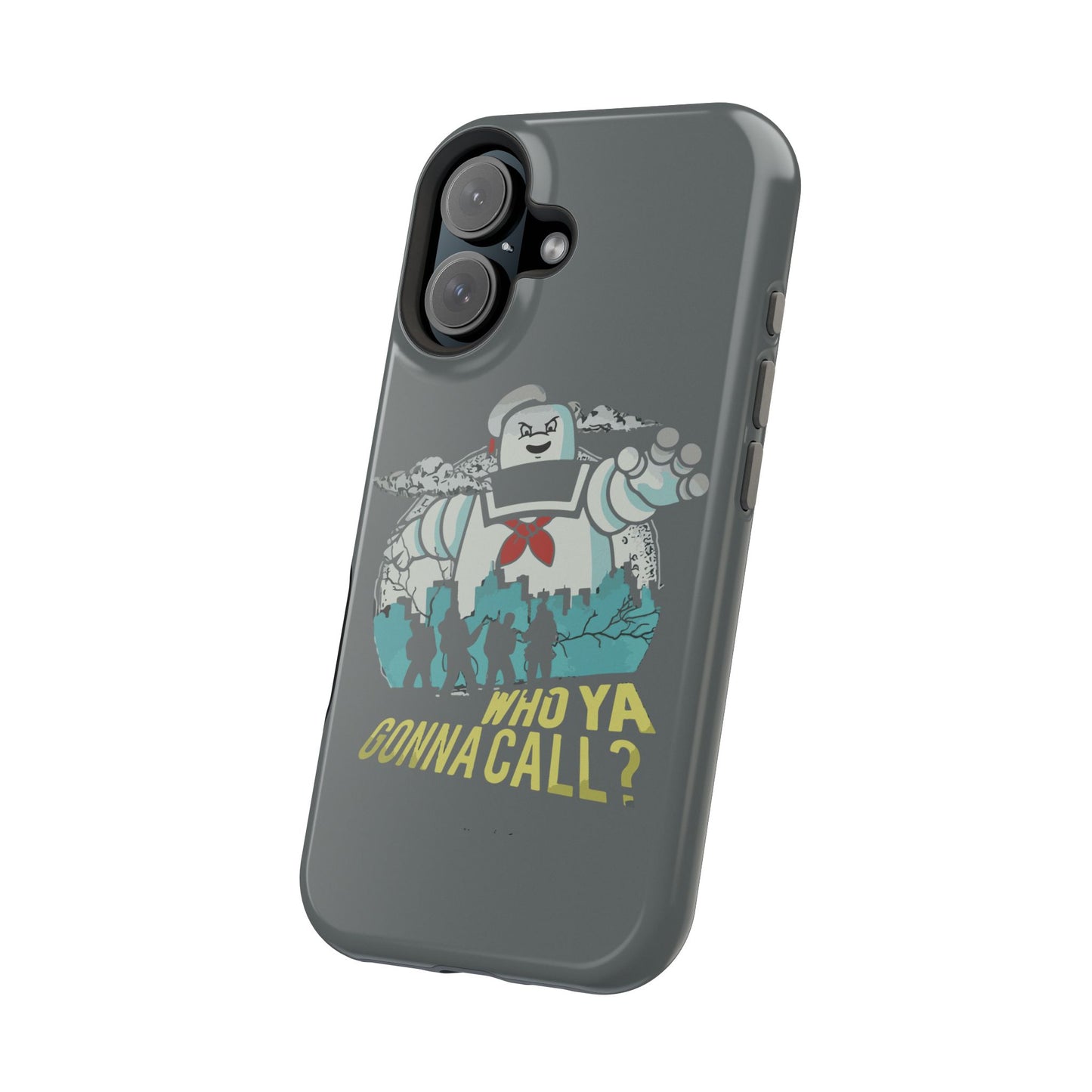 Ghostbuster-Inspired Tough Phone Case - Who Ya Gonna Call? - Perfect for Fans, Gift for Halloween, Geeky Accessories, Durable Protection