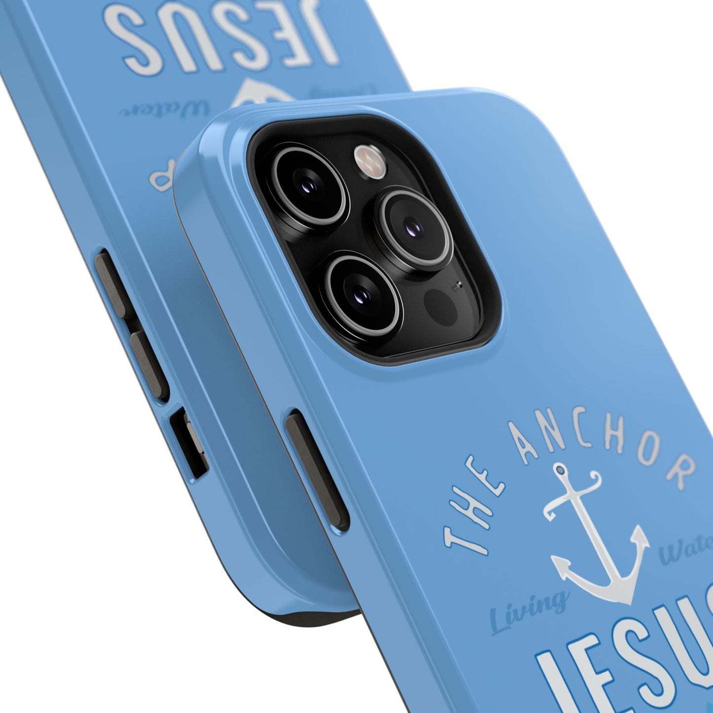 Jesus Anchor Phone Case, Christian Tech Accessories, Inspirational Gifts, Unique Phone Covers, Faith-Based Decor