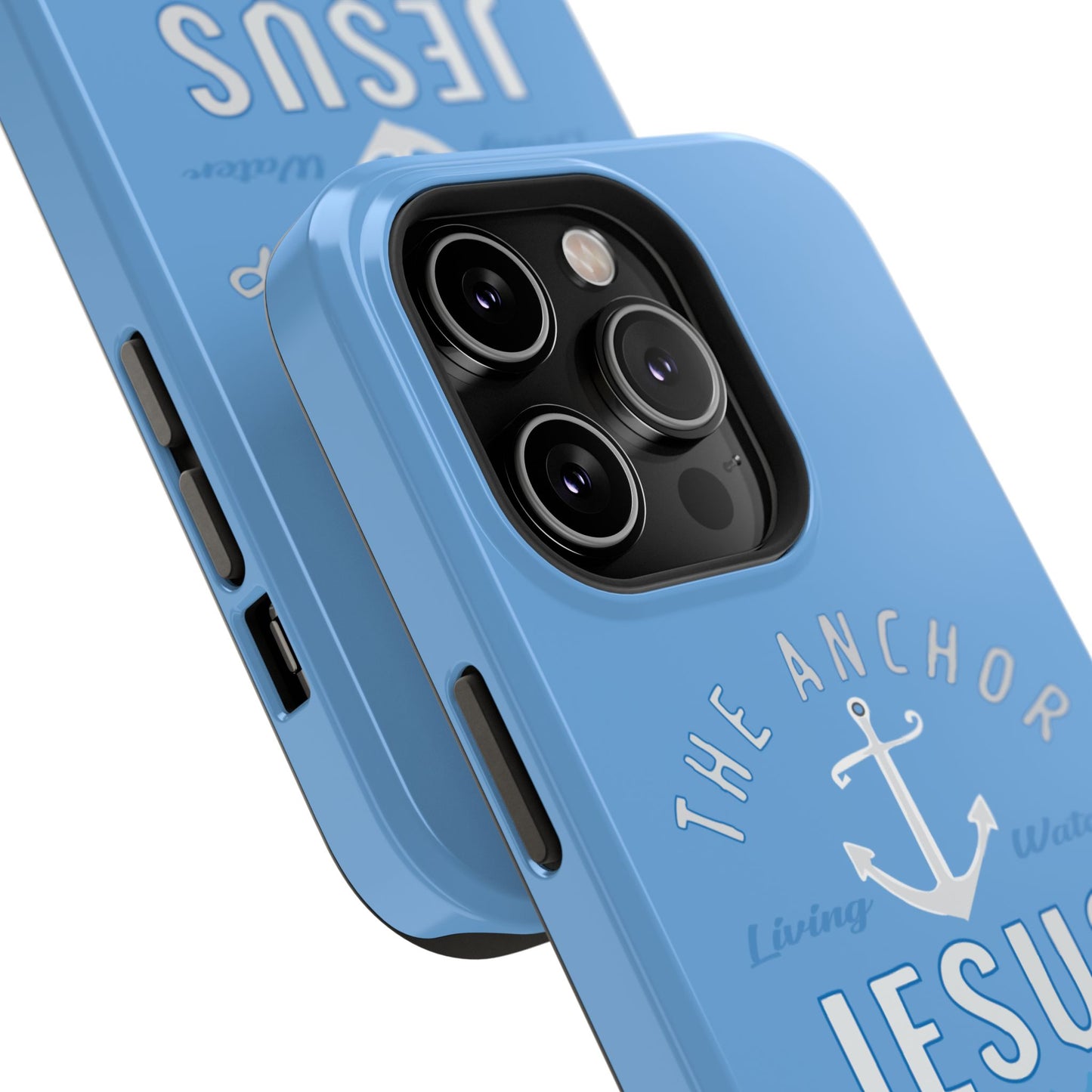 Jesus Anchor Phone Case, Christian Tech Accessories, Inspirational Gifts, Unique Phone Covers, Faith-Based Decor