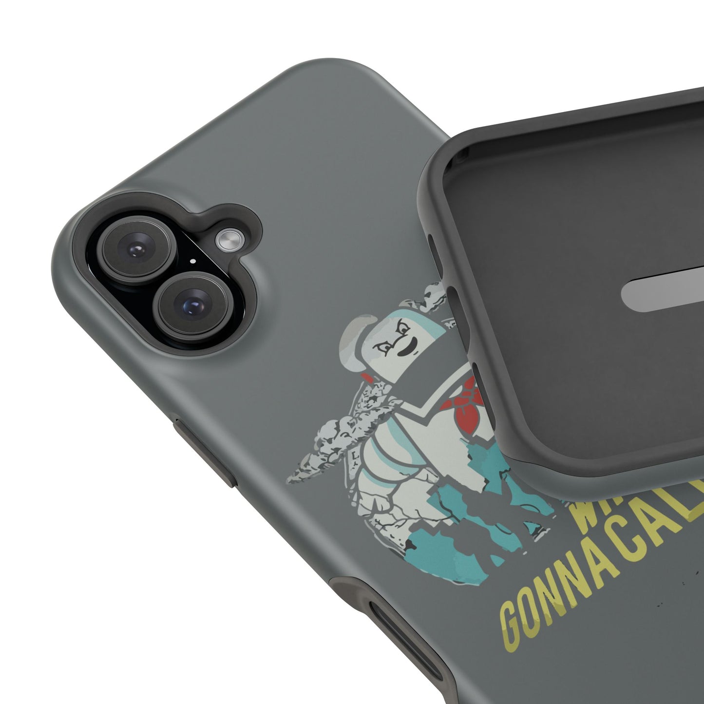 Ghostbuster-Inspired Tough Phone Case - Who Ya Gonna Call? - Perfect for Fans, Gift for Halloween, Geeky Accessories, Durable Protection