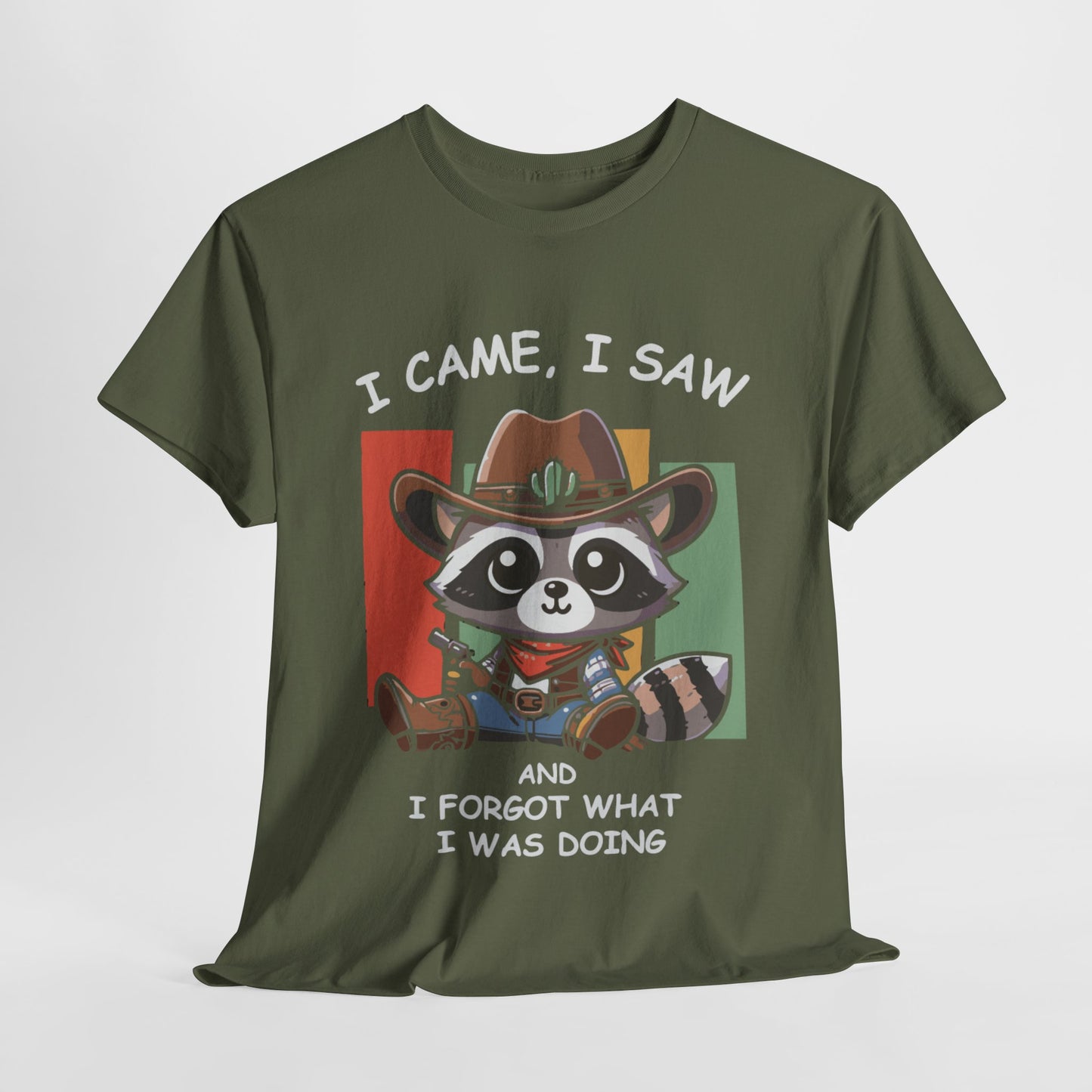 Fun Raccoon Graphic Tee, Cute Funny Animal T-Shirt, Unique Gift, Unisex Cotton Tee, Casual Wear, Birthday Gift, Humor Shirt