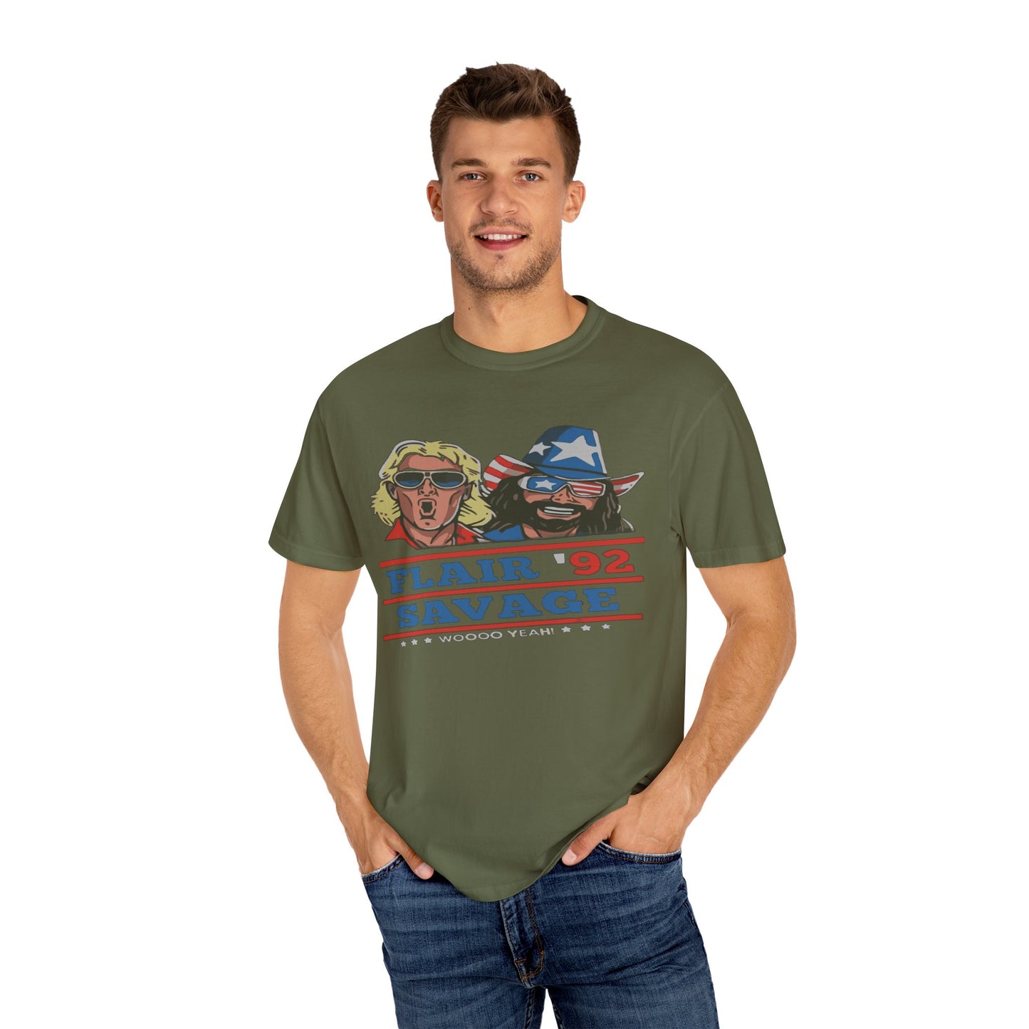 Retro Wrestling Fan T-Shirt, Unisex Graphic Tee, Flair Savage Shirt, Sports Fan Apparel, Vintage Style Gift