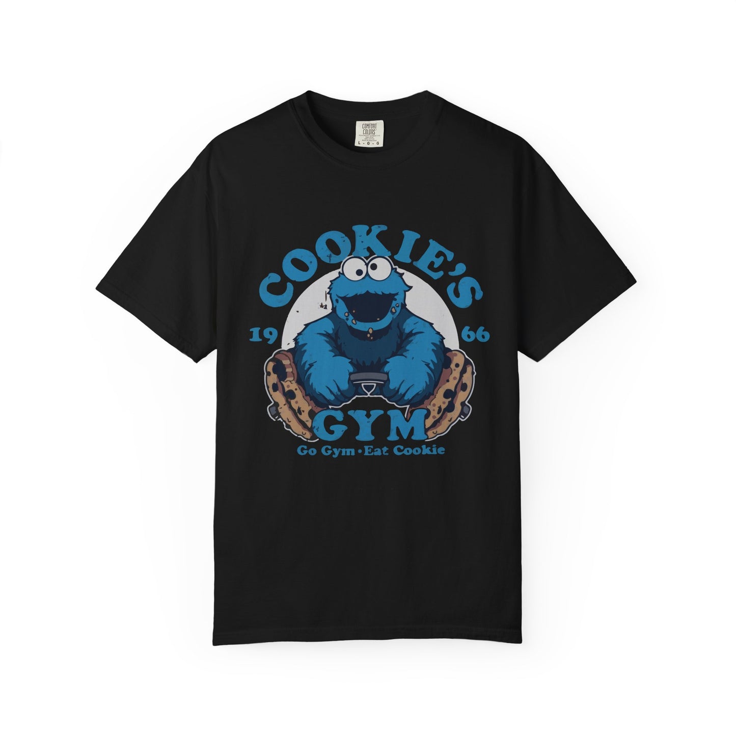 Cookie Monster Inspired Unisex T-Shirt, Fun Gift for Gamers, Casual Wear, Birthday Gift, Kitchen & Gym Motivation