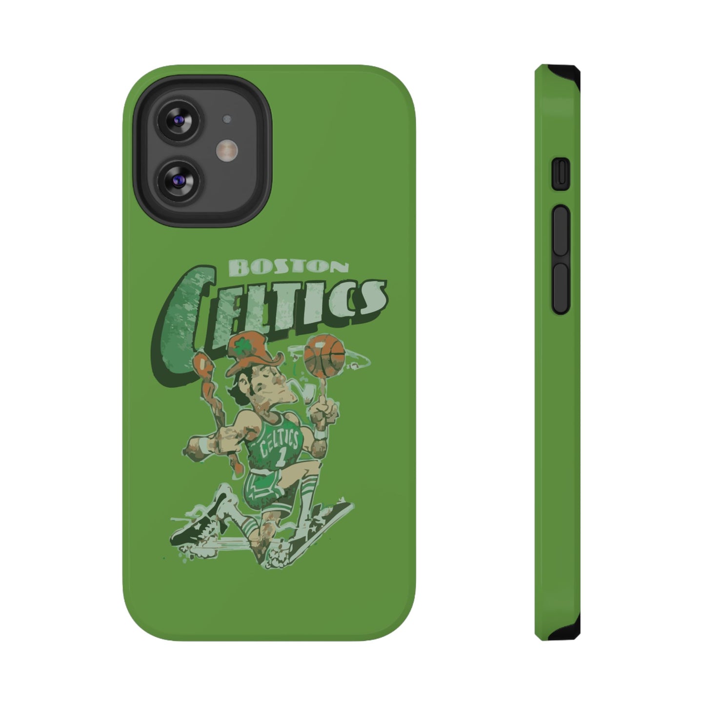 Boston Celtics Impact-Resistant Phone Case, Basketball Phone Cover, Sports Fan Gift, Sturdy Phone Case, NBA Merchandise, Team Spirit Decor