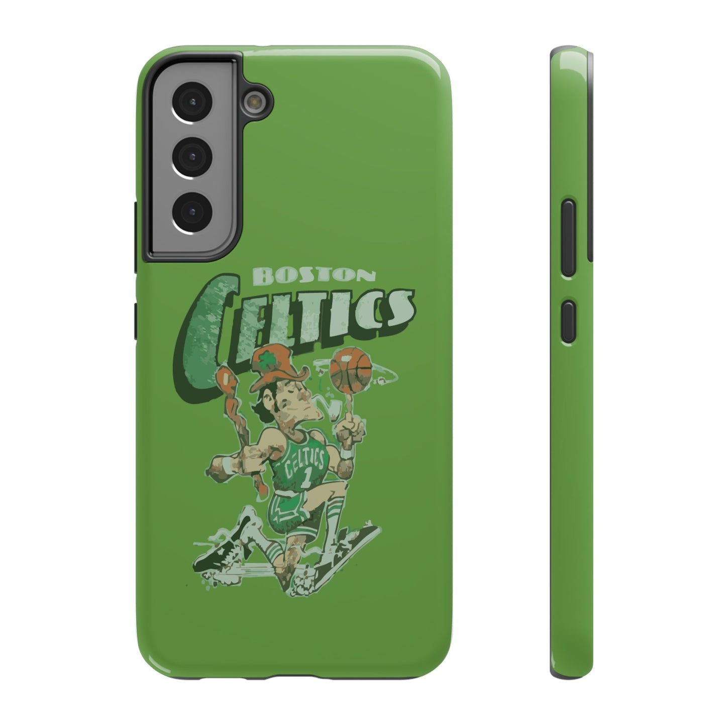Boston Celtics Impact-Resistant Phone Case, Basketball Phone Cover, Sports Fan Gift, Sturdy Phone Case, NBA Merchandise, Team Spirit Decor