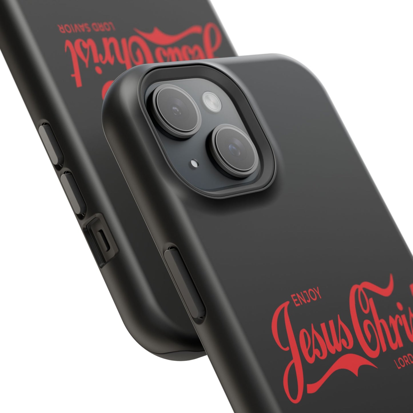Impact-Resistant Phone Case: Enjoy Jesus Christ Lord Savior, Christian Gift, Durable Protection, Faith-Based Accessory, Holiday Gift