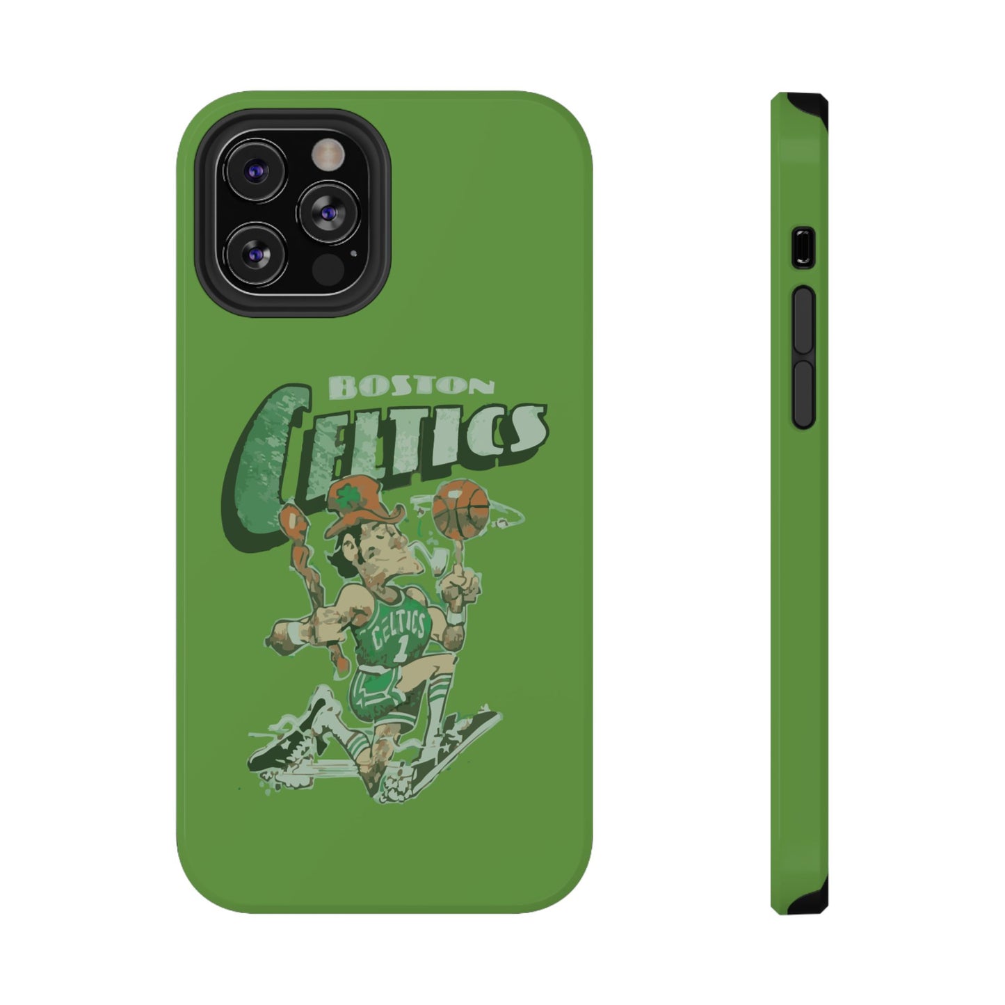 Boston Celtics Impact-Resistant Phone Case, Basketball Phone Cover, Sports Fan Gift, Sturdy Phone Case, NBA Merchandise, Team Spirit Decor