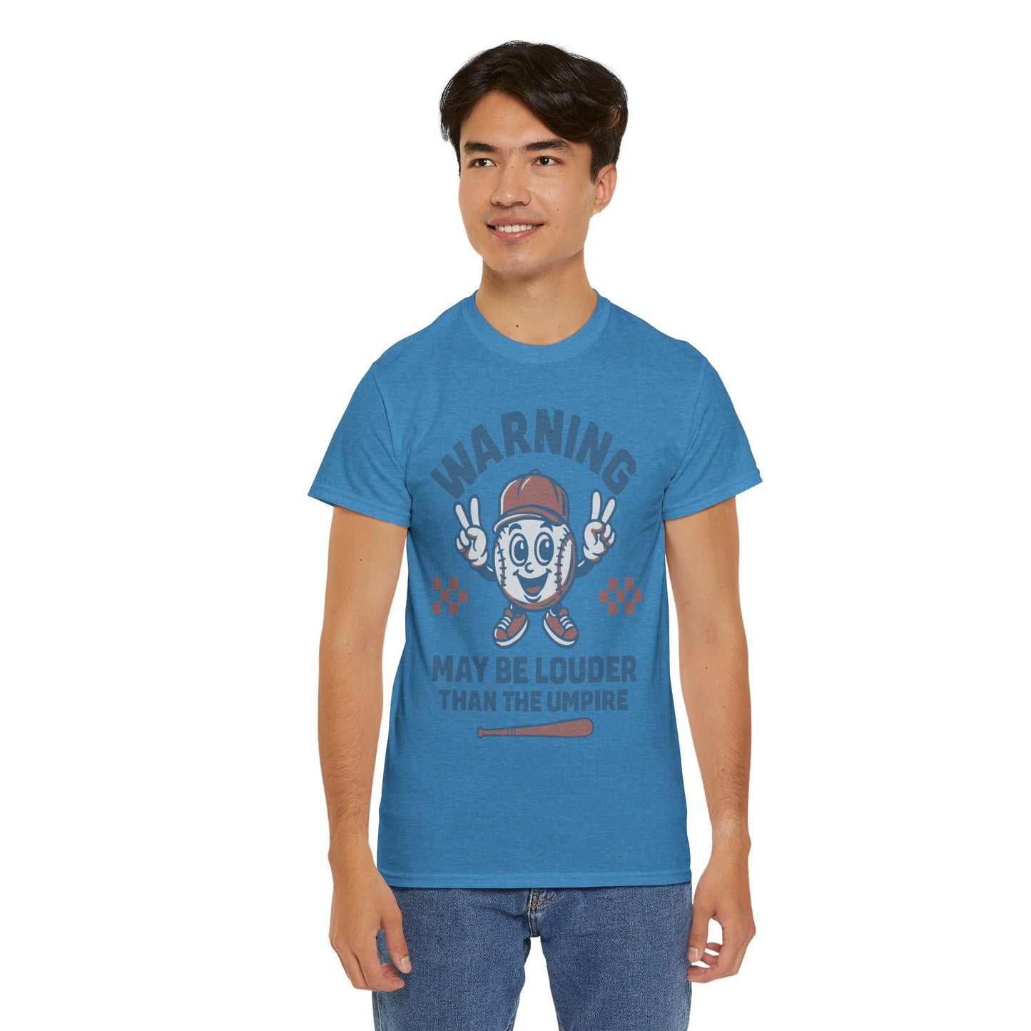 Warning T-Shirt, Fun Umpire Tee, Unique Sports Gift, Casual Wear, Perfect for Baseball Fans