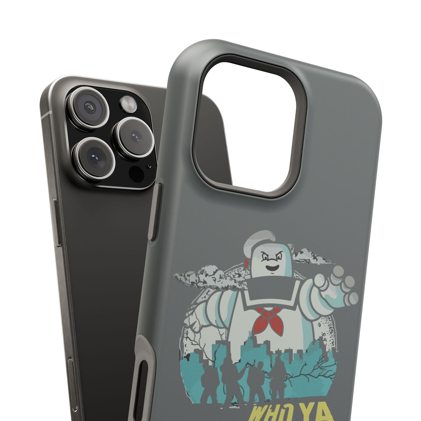 Ghostbuster-Inspired Tough Phone Case - Who Ya Gonna Call? - Perfect for Fans, Gift for Halloween, Geeky Accessories, Durable Protection