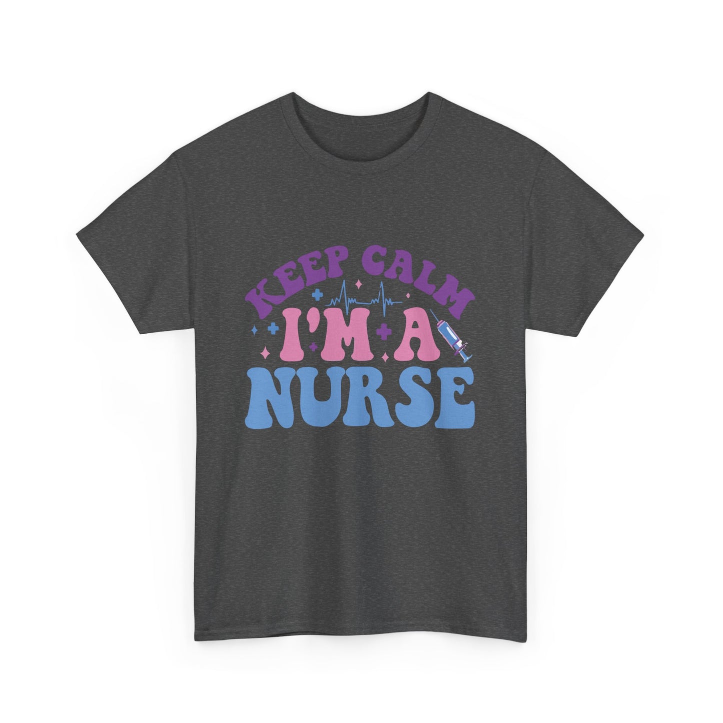 Nurse Appreciation Heavy Cotton Tee, Funny Nurse Gift, Medical Humor Shirt, Nurse Day Celebration Tee, Caregiver Outfit
