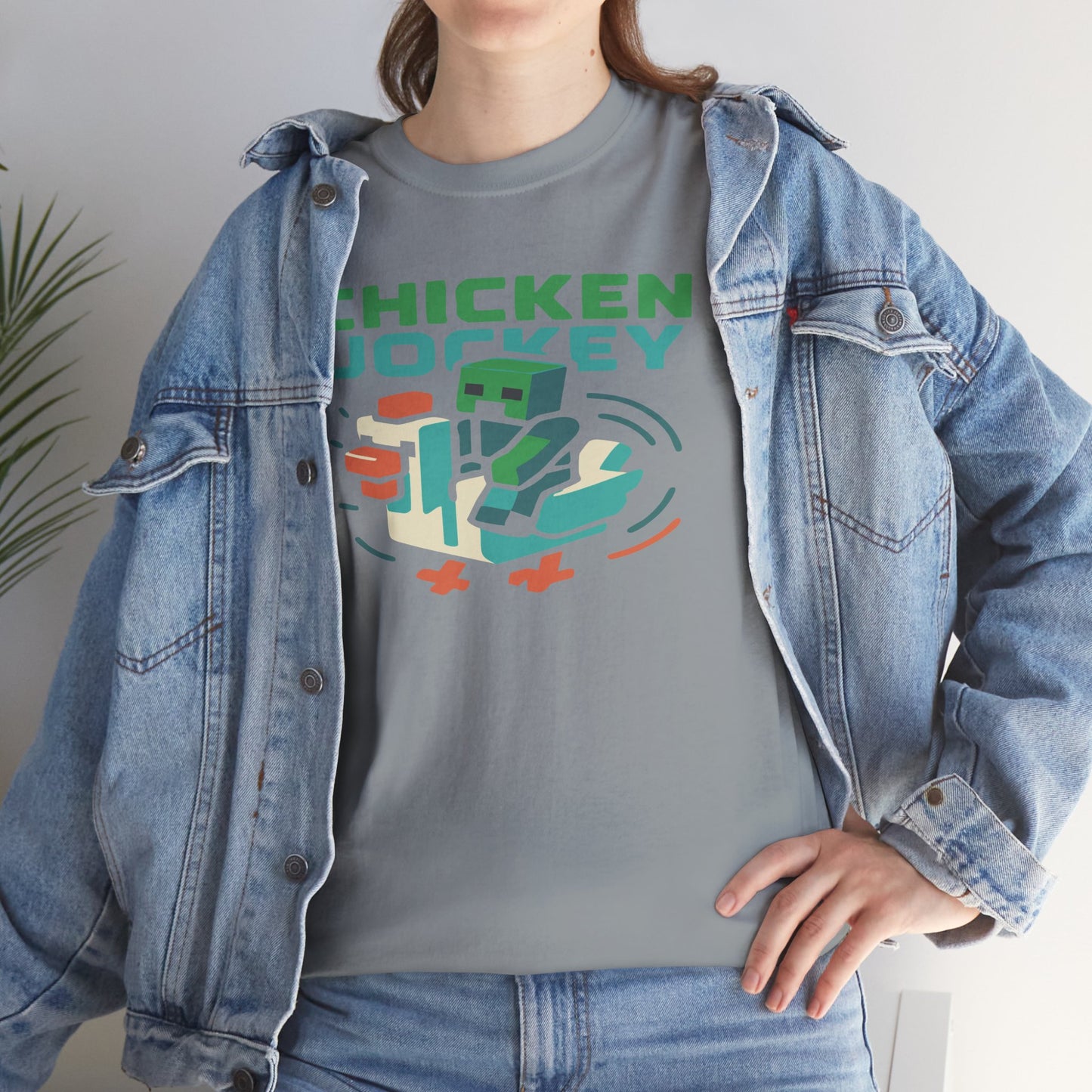 Chicken Jockey Minecraft T-shirt