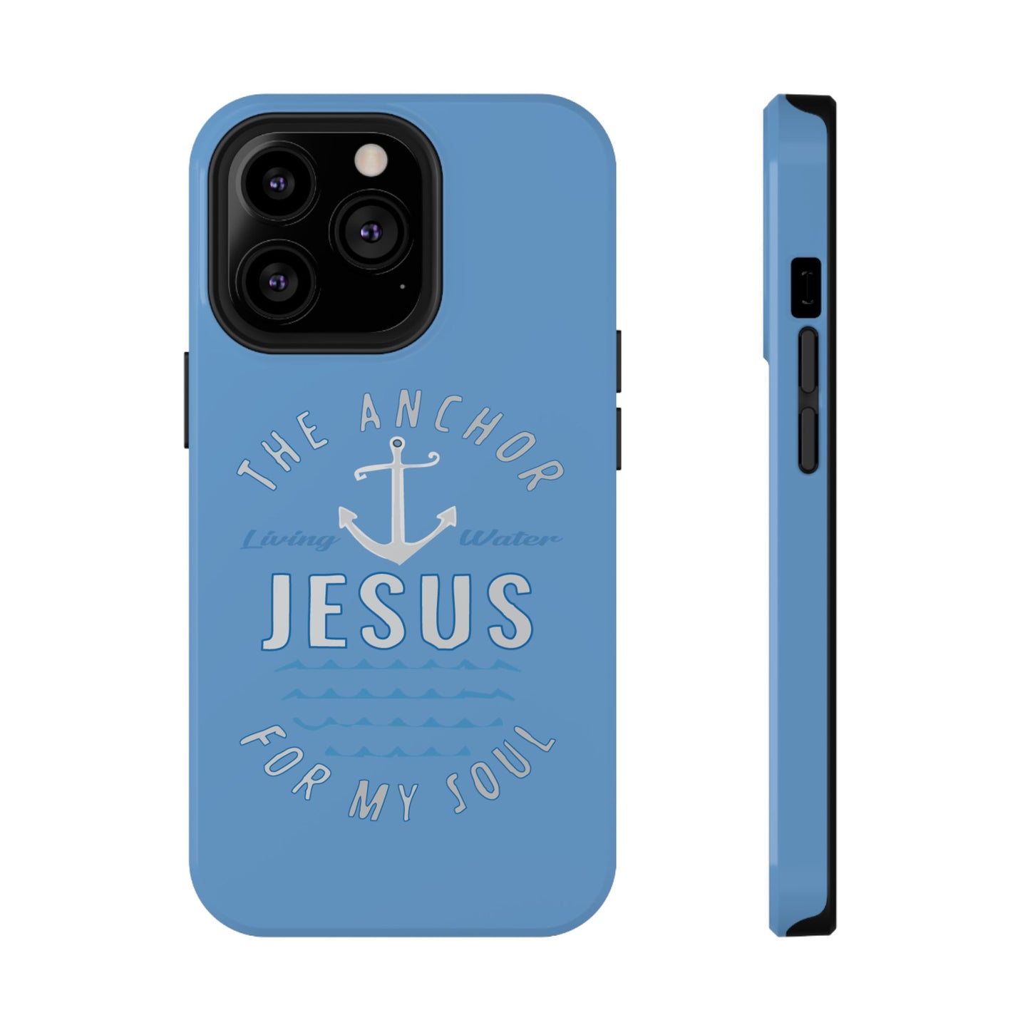 Jesus Anchor Phone Case, Christian Tech Accessories, Inspirational Gifts, Unique Phone Covers, Faith-Based Decor