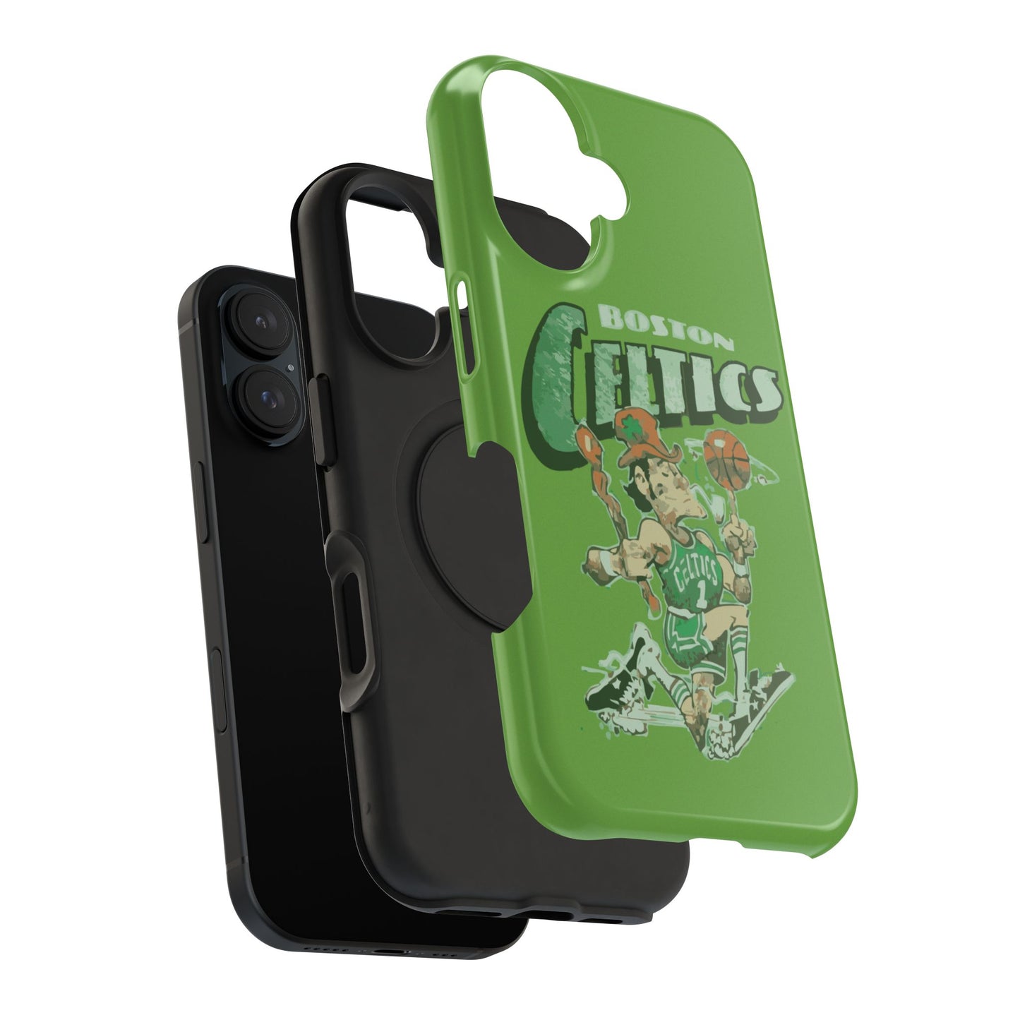Boston Celtics Impact-Resistant Phone Case, Basketball Phone Cover, Sports Fan Gift, Sturdy Phone Case, NBA Merchandise, Team Spirit Decor