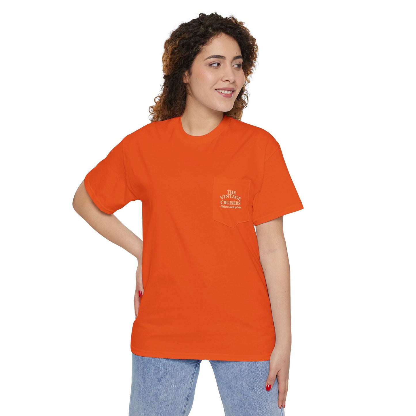 Retro Pocket Tee Allons Church of Christ Cruise 2025 Unisex T-Shirt