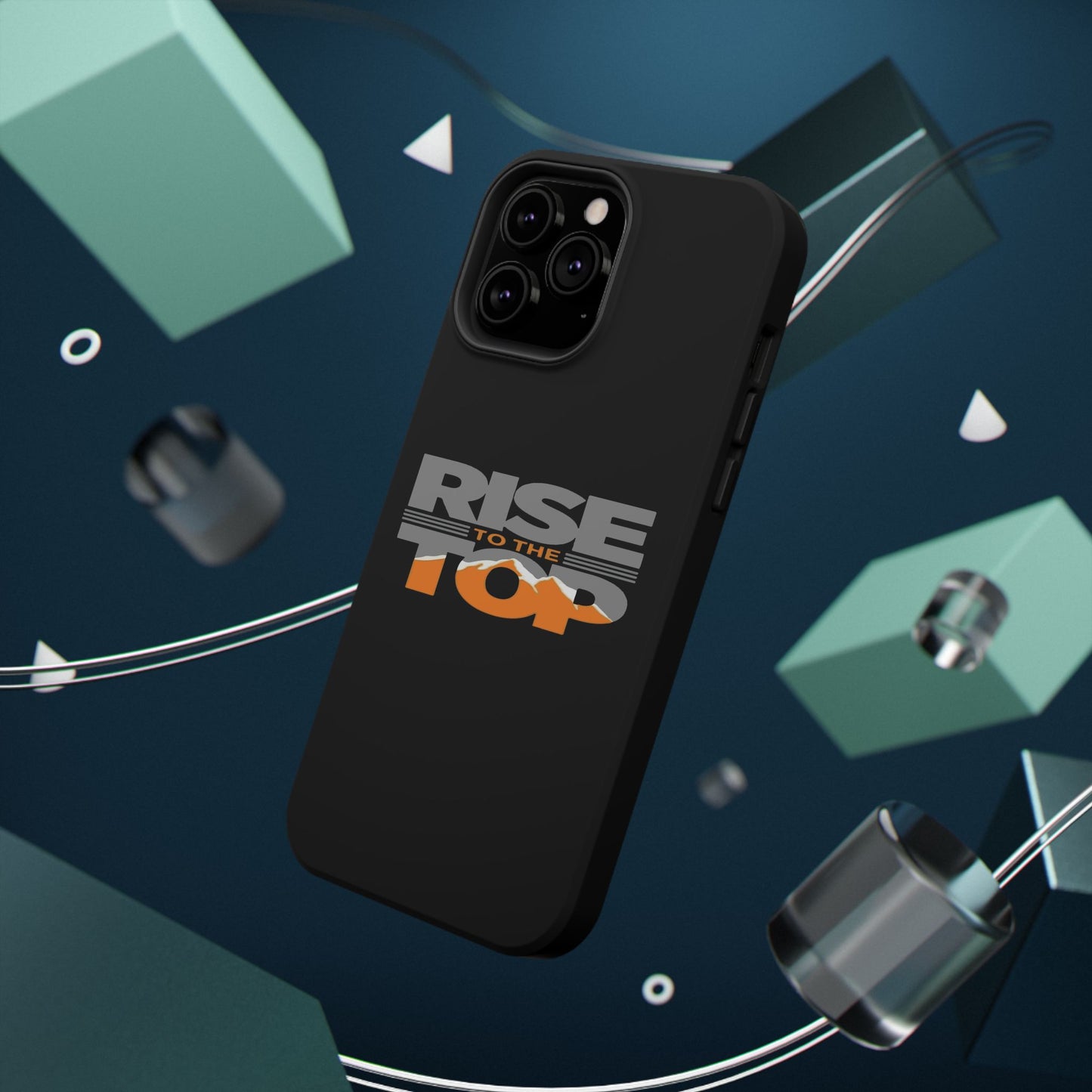 Impact-Resistant Phone Case - Rise to the Top, Durable Phone Cover, Gift for Motivational Quotes Lovers, Trendy Tech Accessories