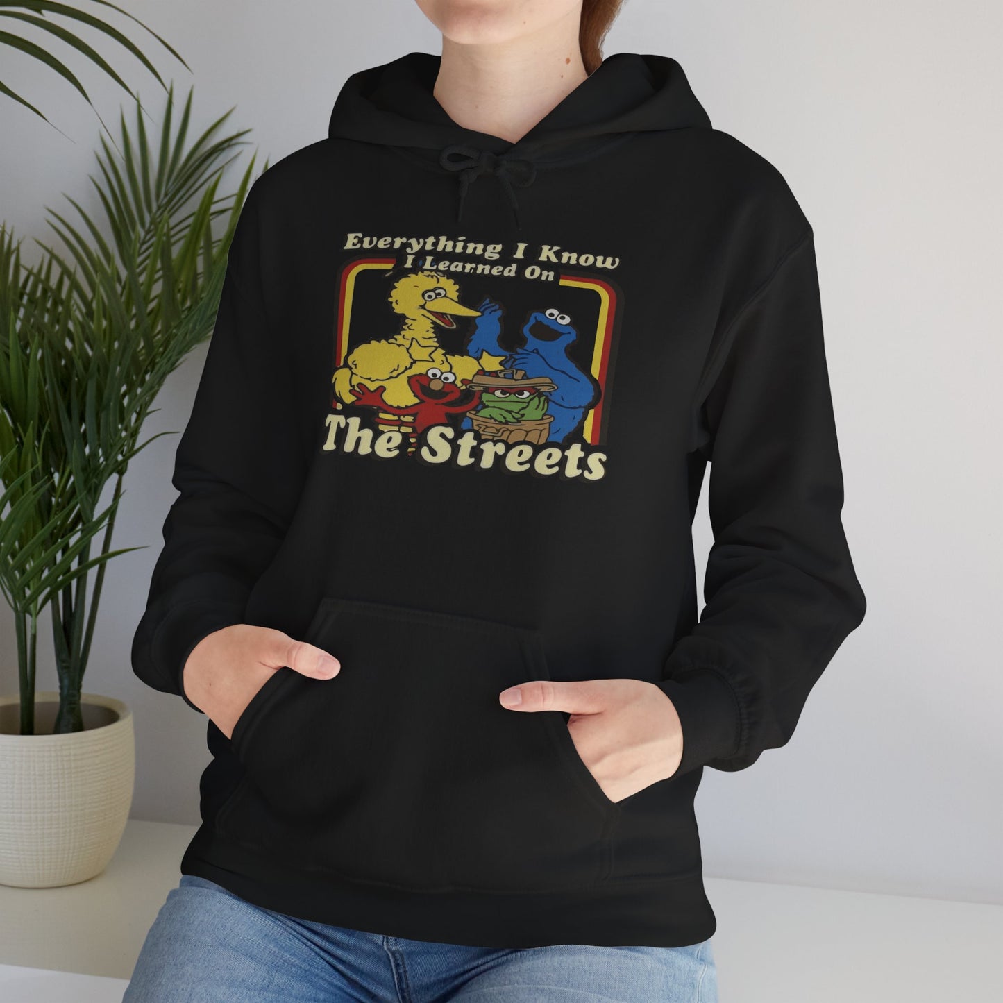 Vintage Street Art Hoodie - Cozy Unisex Sweatshirt for Creative Souls, Outdoor Relaxation, Casual Hangouts
