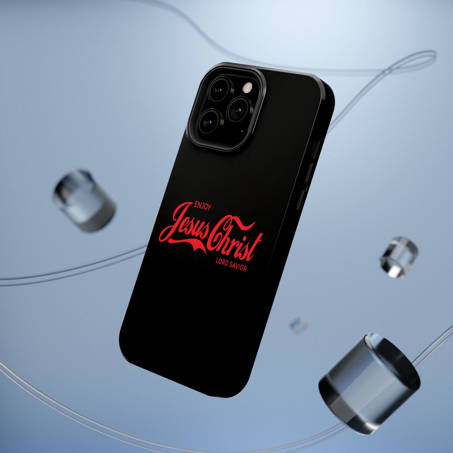 Impact-Resistant Phone Case: Enjoy Jesus Christ Lord Savior, Christian Gift, Durable Protection, Faith-Based Accessory, Holiday Gift