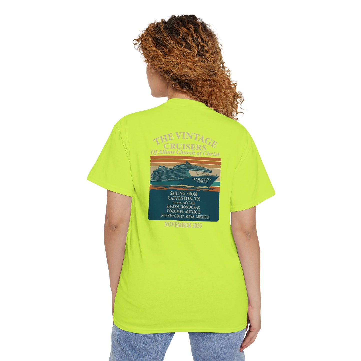 Retro Pocket Tee Allons Church of Christ Cruise 2025 Unisex T-Shirt