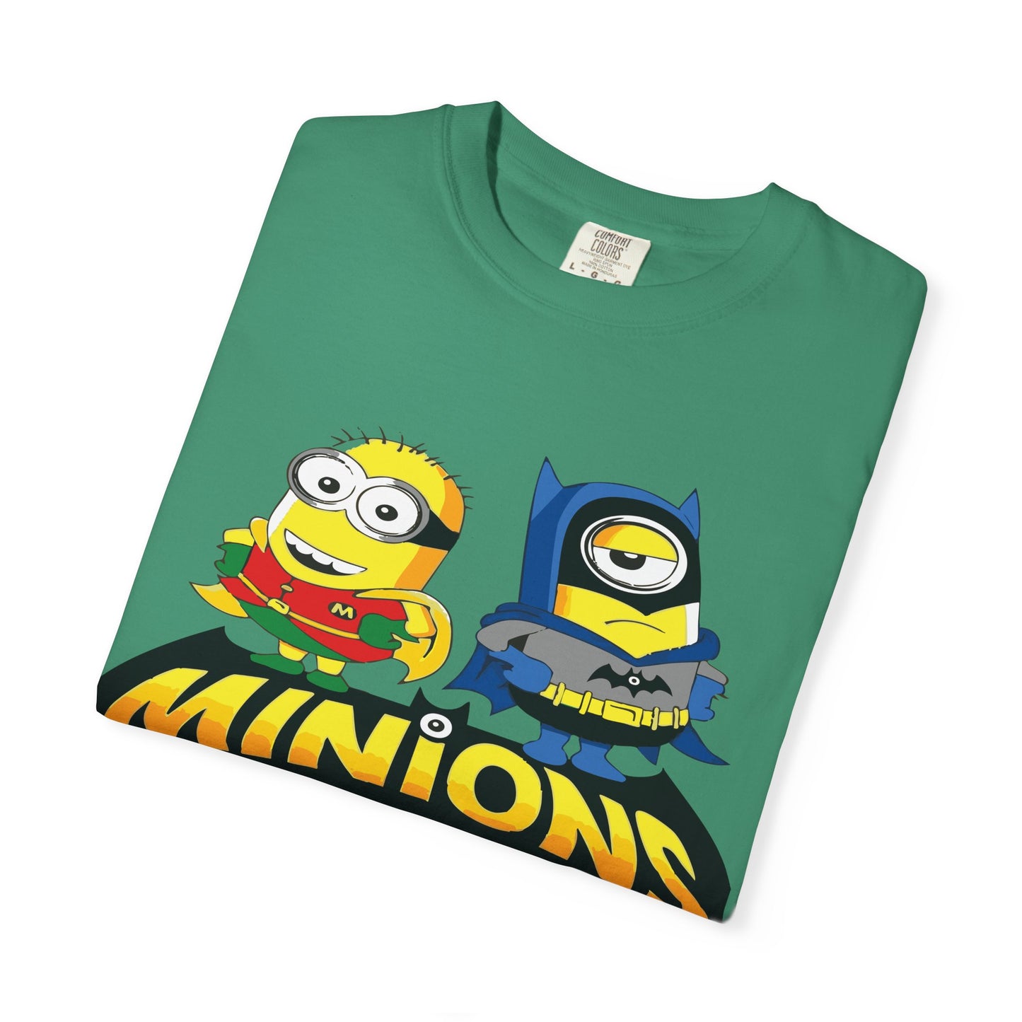 Minions Superhero Unisex T-shirt, Fun Gift for Kids, Cartoon Apparel, Birthday Party Outfit, Family Movie Night Wear