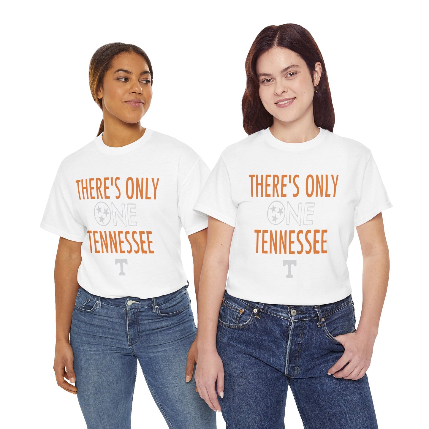 Tennessee Pride Tee, Unisex Heavy Cotton Tee, Tennessee Fans Gift, College Sports Apparel, Casual Everyday Wear, State Pride Shirt