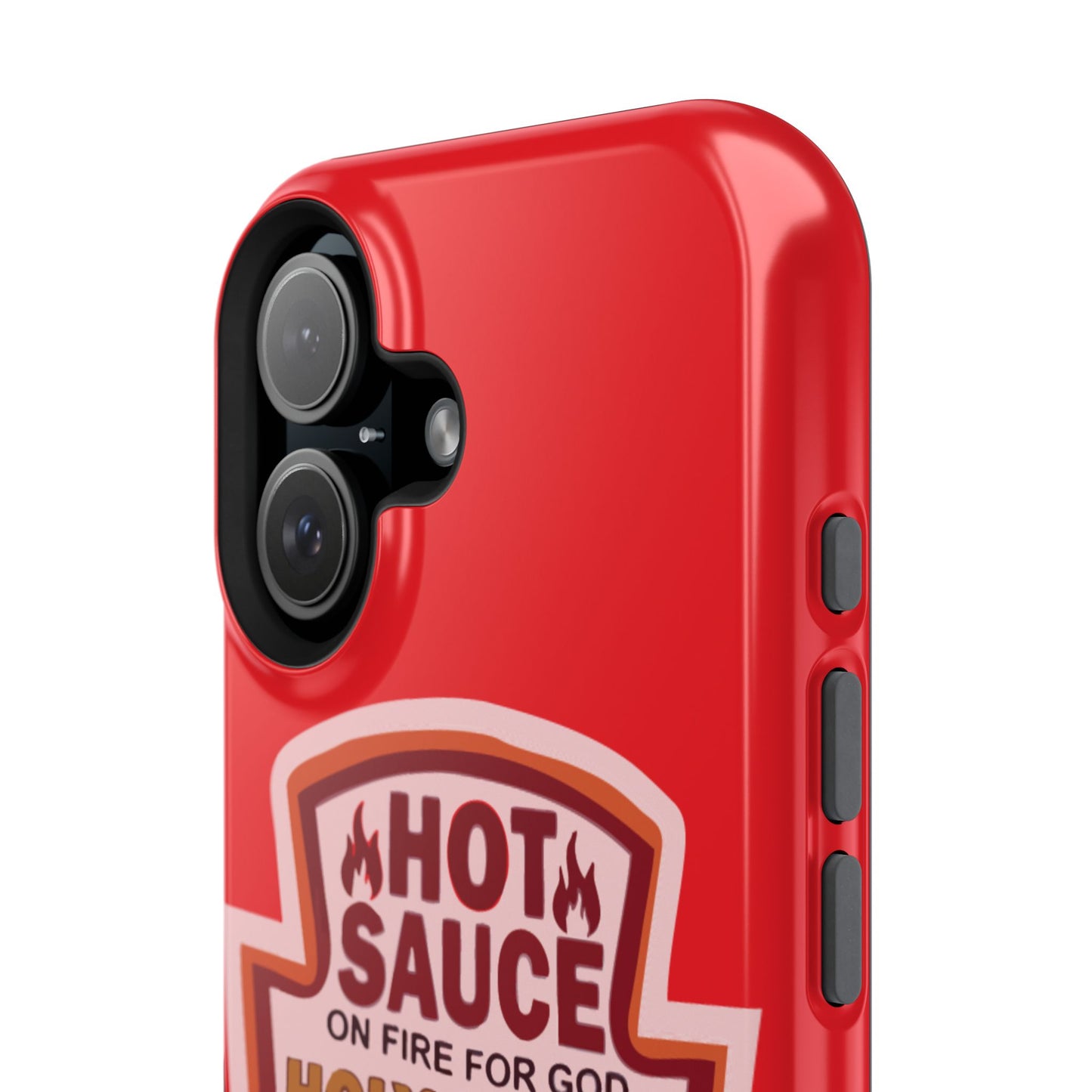 Holy Spirit Hot Sauce Phone Cases - Impact-Resistant, Christian Gift, Spiritual Reminder, Unique Design, Faith-Based Accessory