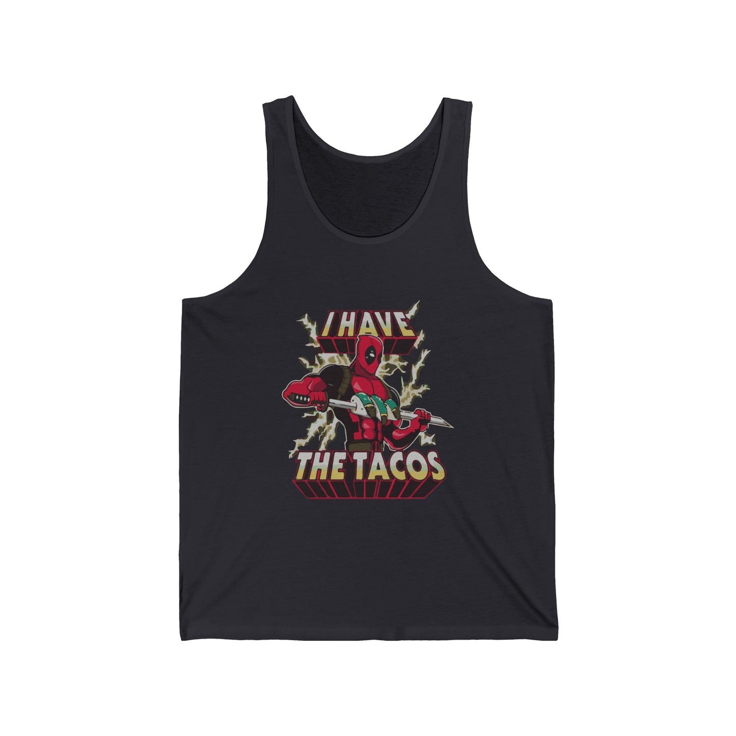 Funny T-Shirt - I Have The Tacos Unisex Jersey Tank Top