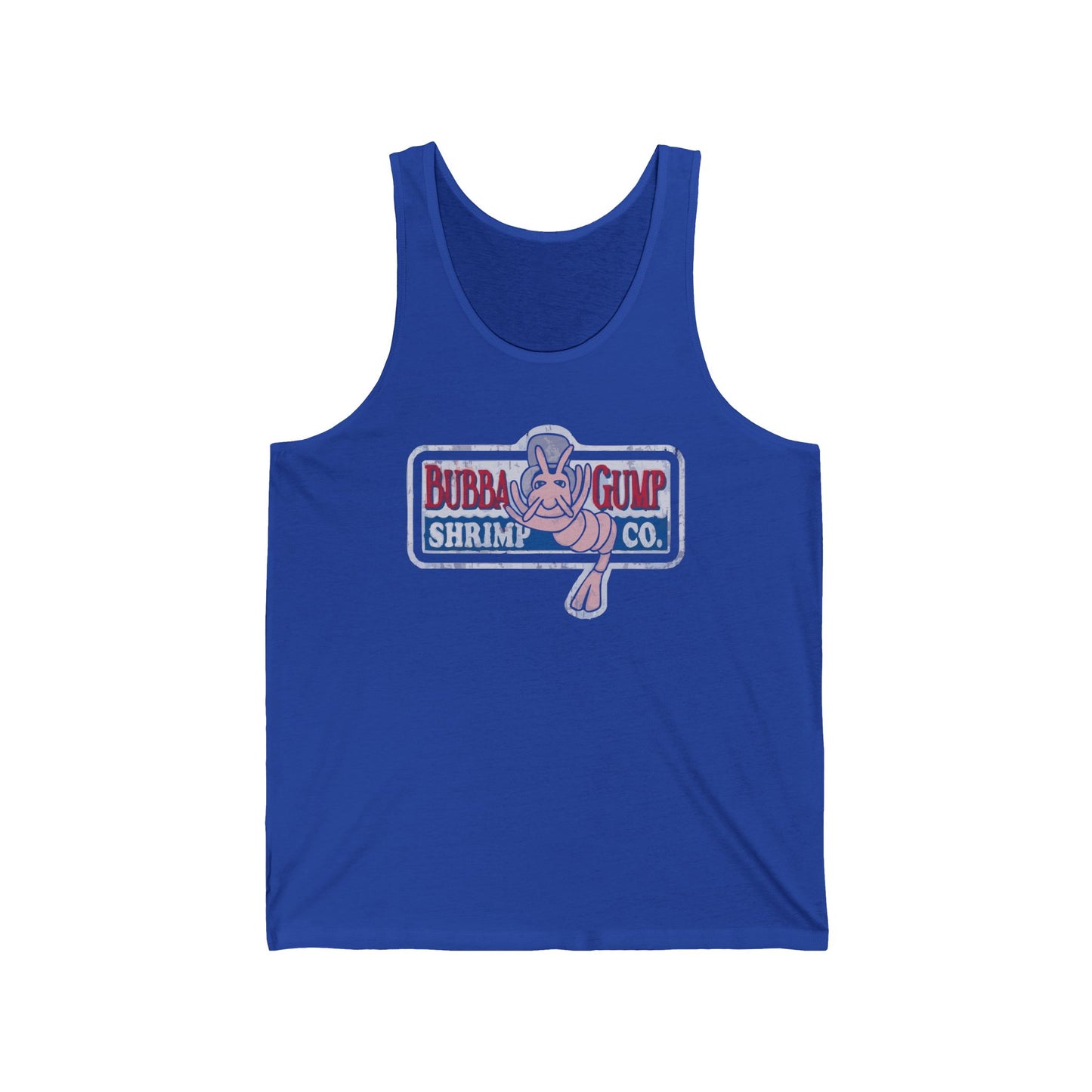 Bubba Gump Shrimp Co. Unisex Jersey Tank Top - Summer Vibes, Beachwear, Gift for Sea Lovers, Casual Day Out, BBQs, Outdoor Events