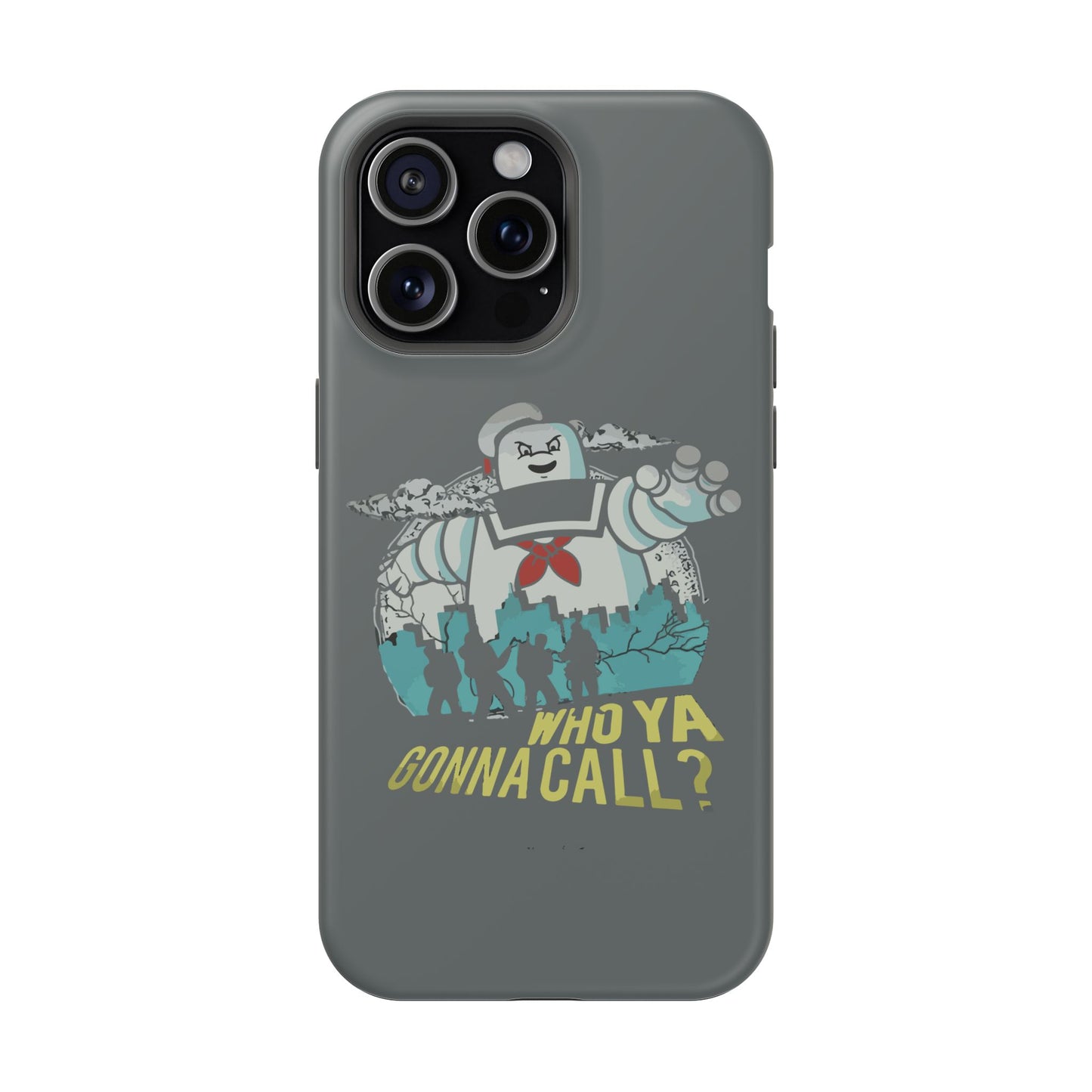 Ghostbuster-Inspired Tough Phone Case - Who Ya Gonna Call? - Perfect for Fans, Gift for Halloween, Geeky Accessories, Durable Protection