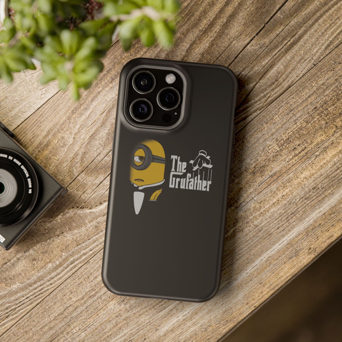 Magnetic Tough Cases: The Gruffather Phone Cover, Gift for Minions Fans, Unique Cell Phone Case, Durable Protective Case, Fun Cartoon Design