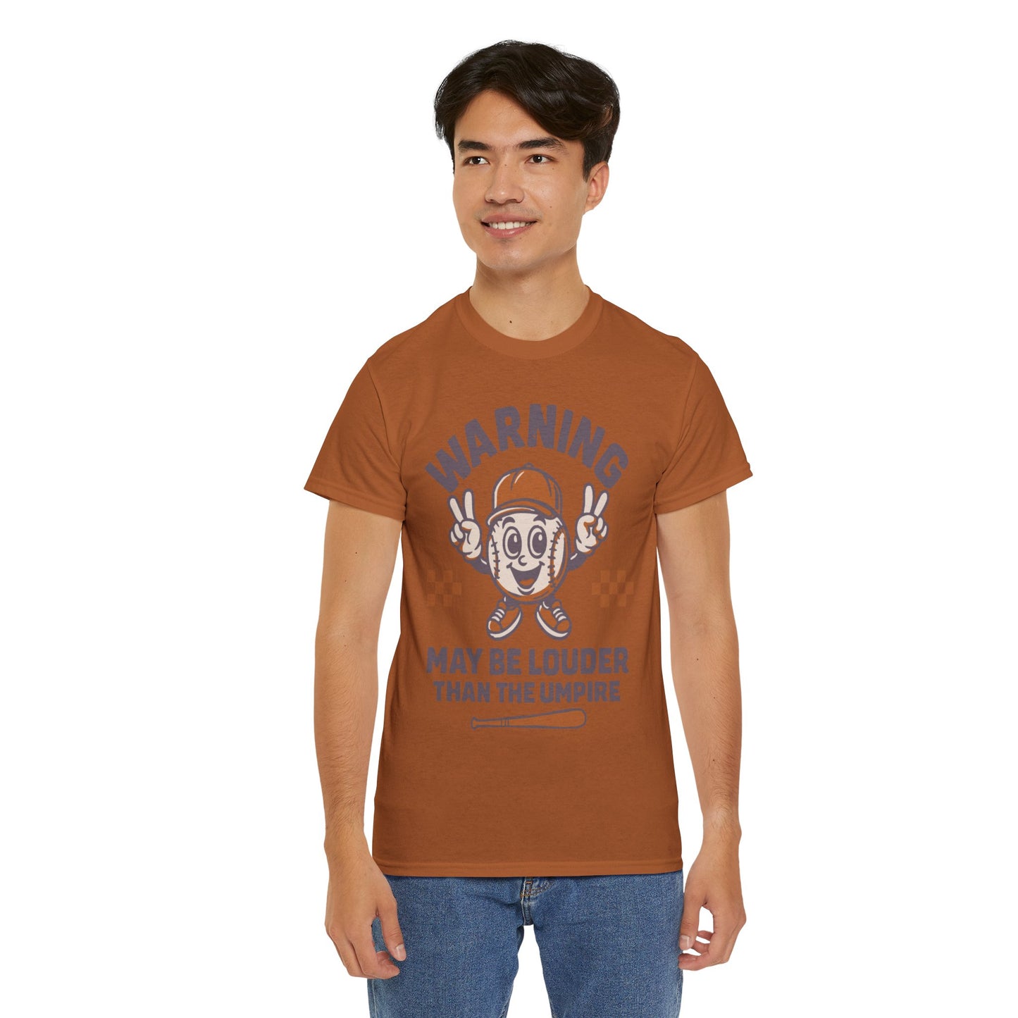 Warning T-Shirt, Fun Umpire Tee, Unique Sports Gift, Casual Wear, Perfect for Baseball Fans