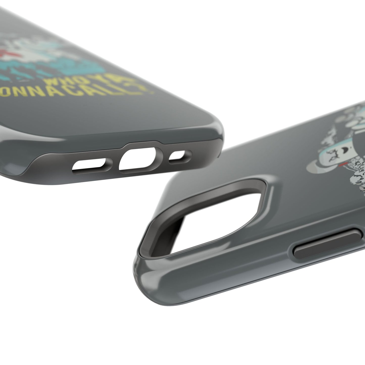 Ghostbuster-Inspired Tough Phone Case - Who Ya Gonna Call? - Perfect for Fans, Gift for Halloween, Geeky Accessories, Durable Protection