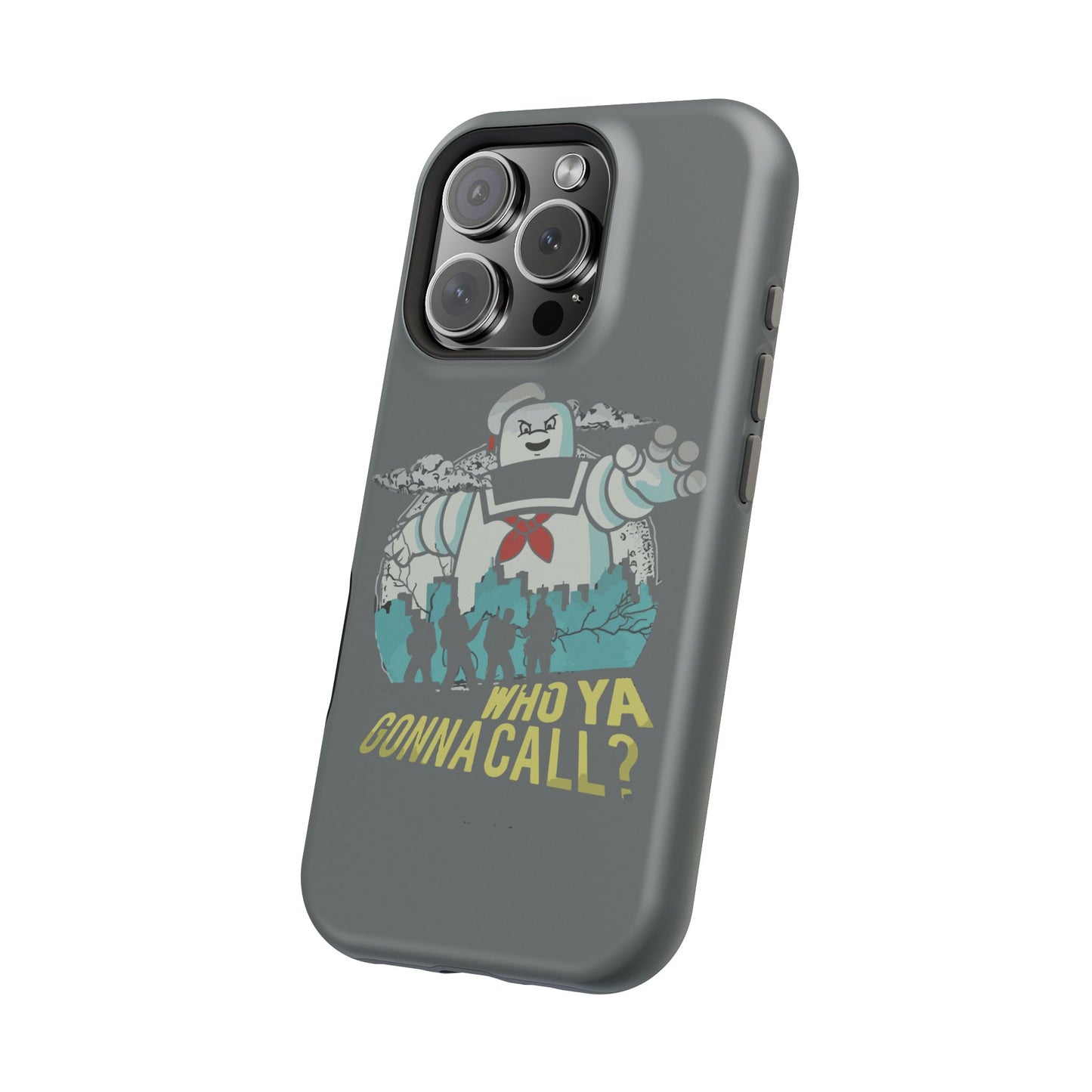 Ghostbuster-Inspired Tough Phone Case - Who Ya Gonna Call? - Perfect for Fans, Gift for Halloween, Geeky Accessories, Durable Protection