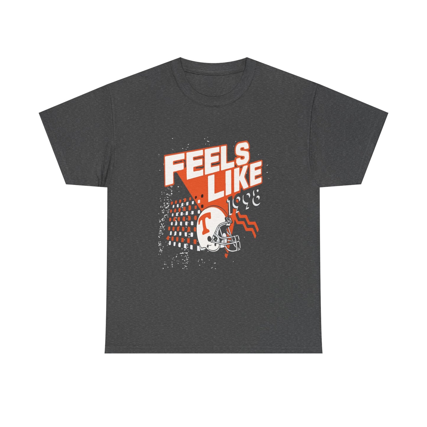 Unisex Heavy Cotton Tee - 'Feels Like' Retro Football Tee, Casual Style, Game Day Shirt, Gift for Sports Fans, Outdoor Activities