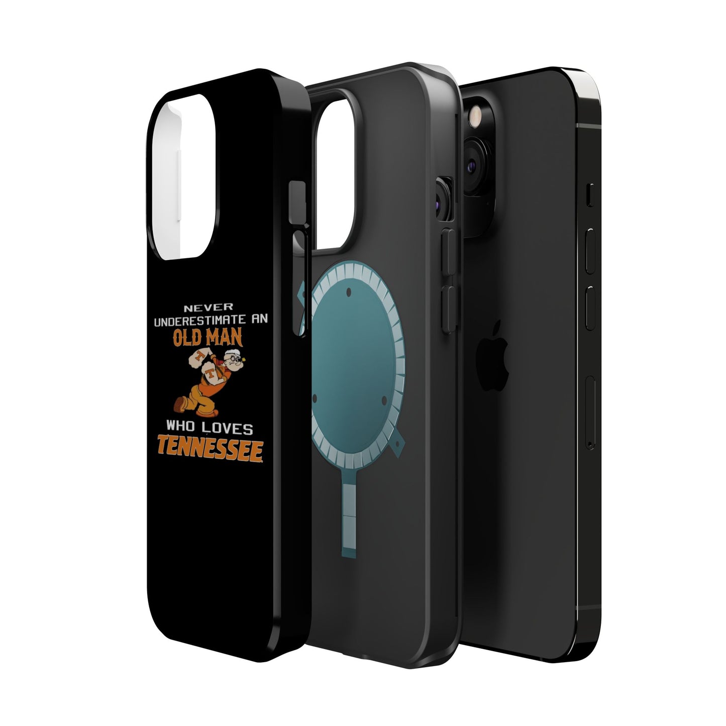Tough Phone Case, Old Man Who Loves Tennessee, Gift for Grandpa, Tennessee Pride, Men's Accessories, Father's Day, Custom Cases