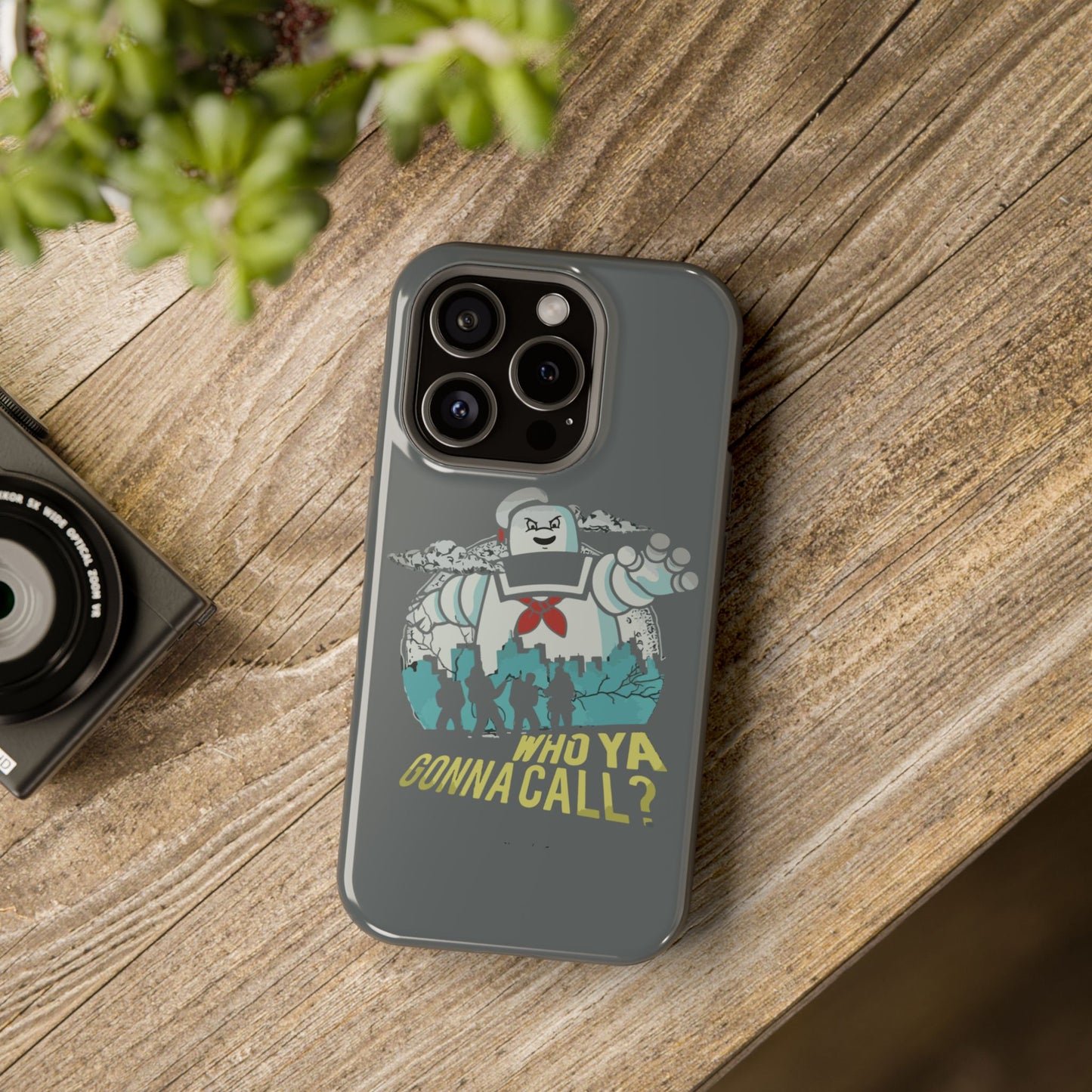 Ghostbuster-Inspired Tough Phone Case - Who Ya Gonna Call? - Perfect for Fans, Gift for Halloween, Geeky Accessories, Durable Protection