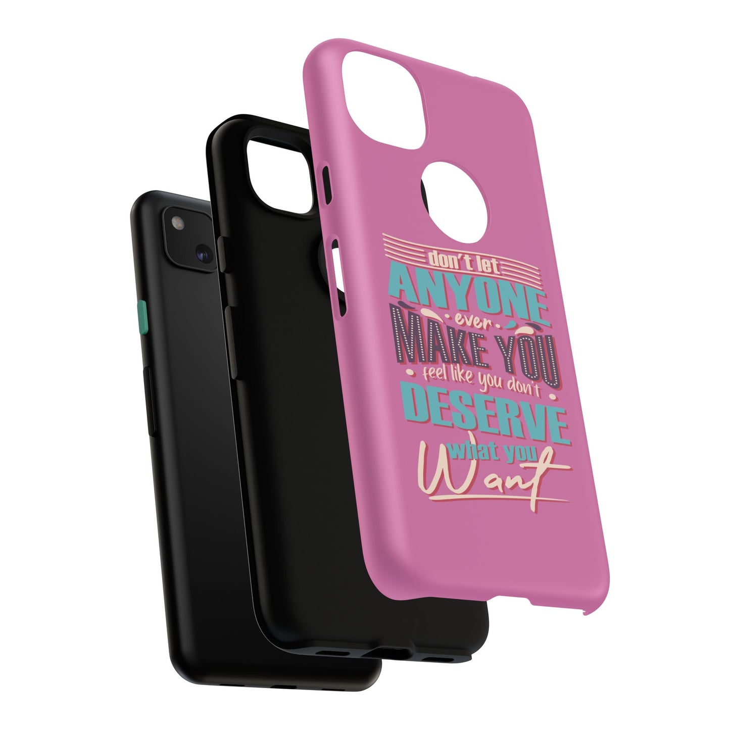 Inspirational Phone Case, Motivational Phone Cover, Tough Cases for Her, Gift for Friends, Self-Love Quote Case