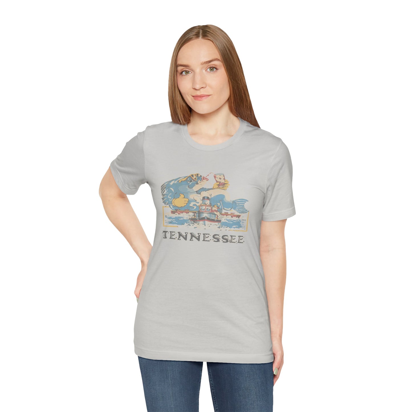 Tennessee Vintage Graphic Tee, Unisex Jersey Short Sleeve T-Shirt, Souvenir Shirt, Vacation Wear, Gift for Travelers, Retro Tee